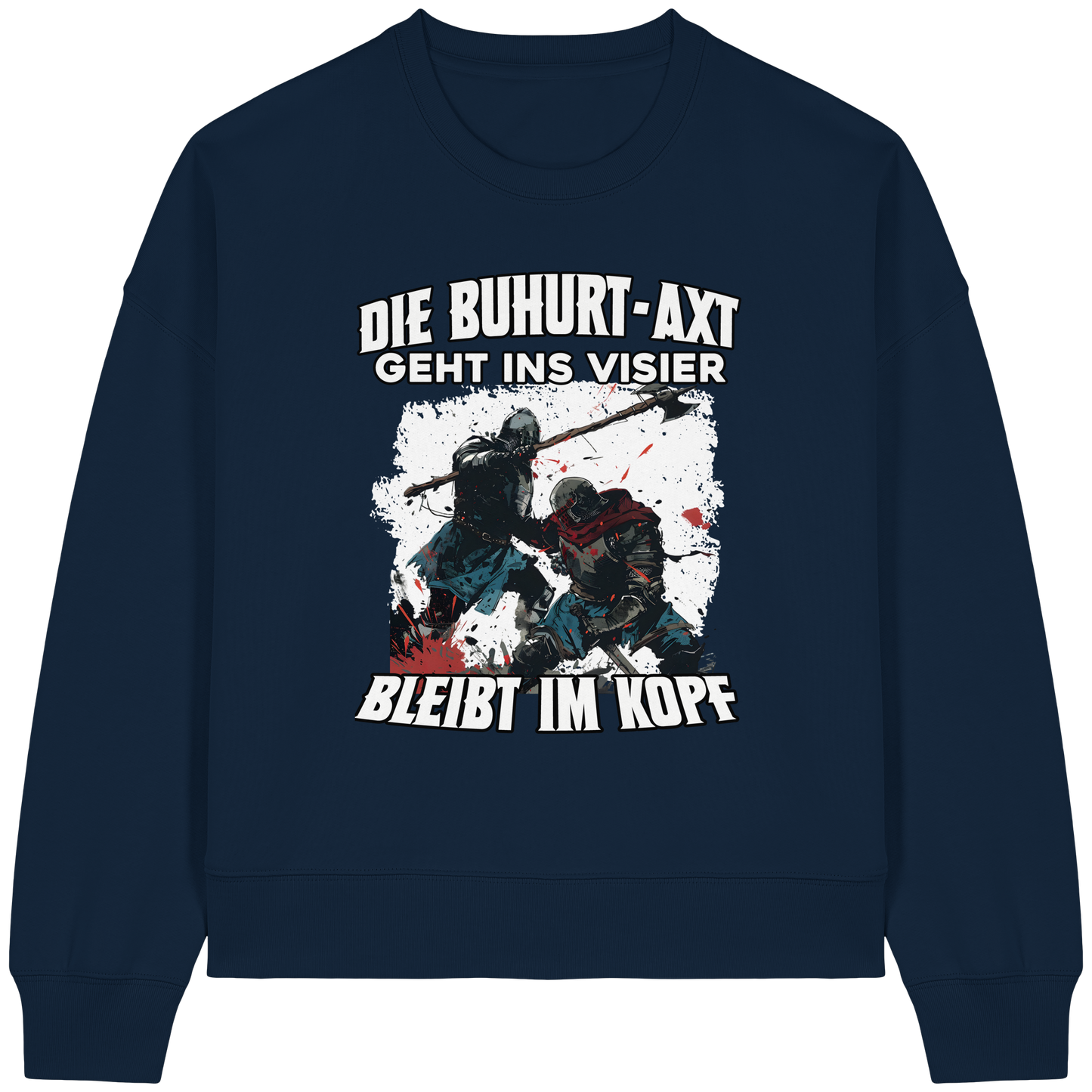 Damen Buhurt Boxcut Pullover | Bleibt Im Kopf | Bouhourt Boxcut Sweatshirt