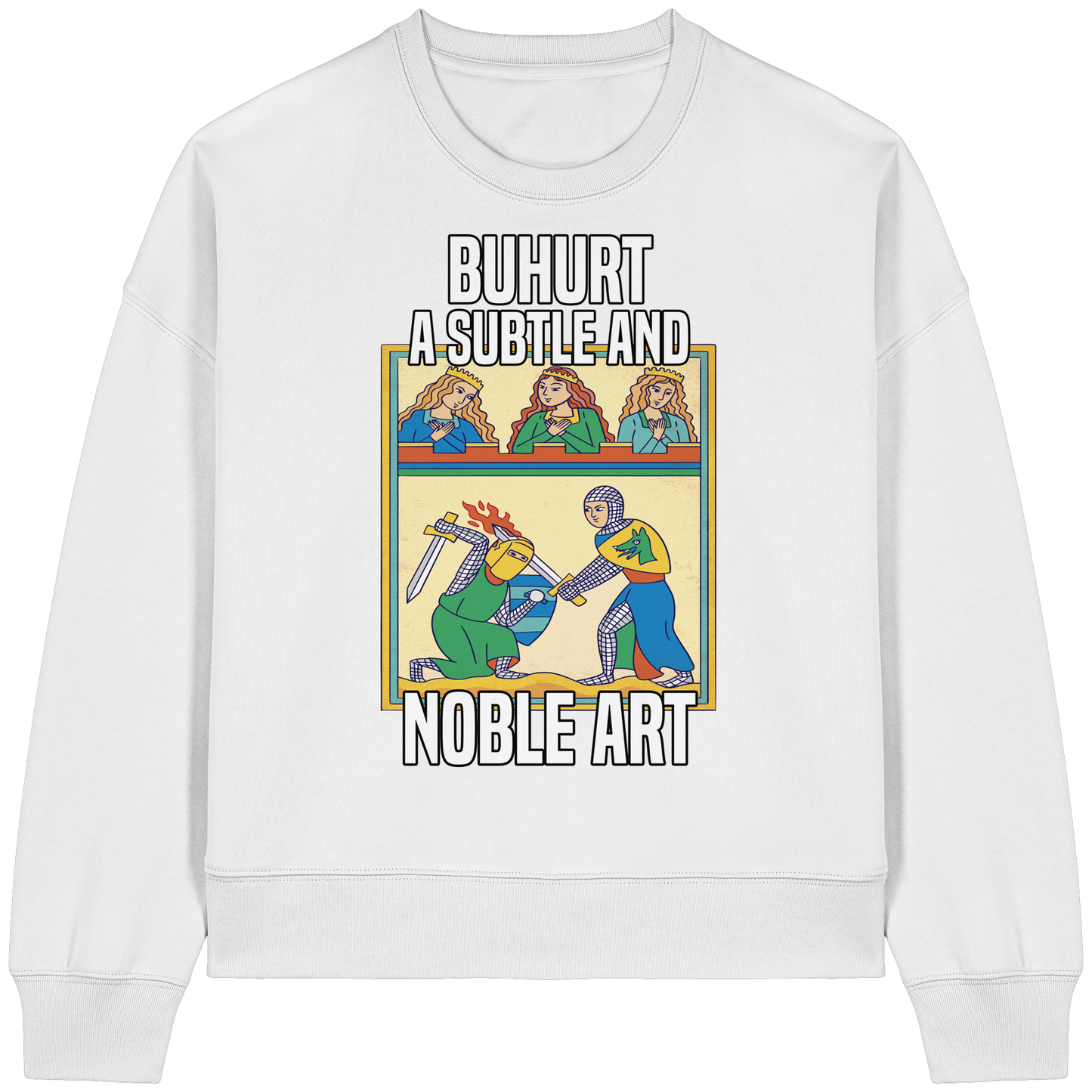Damen Bio Boxcut Sweatshirt - "Eine Subtile Und Noble Kunst" Bouhourt Sweatshirt