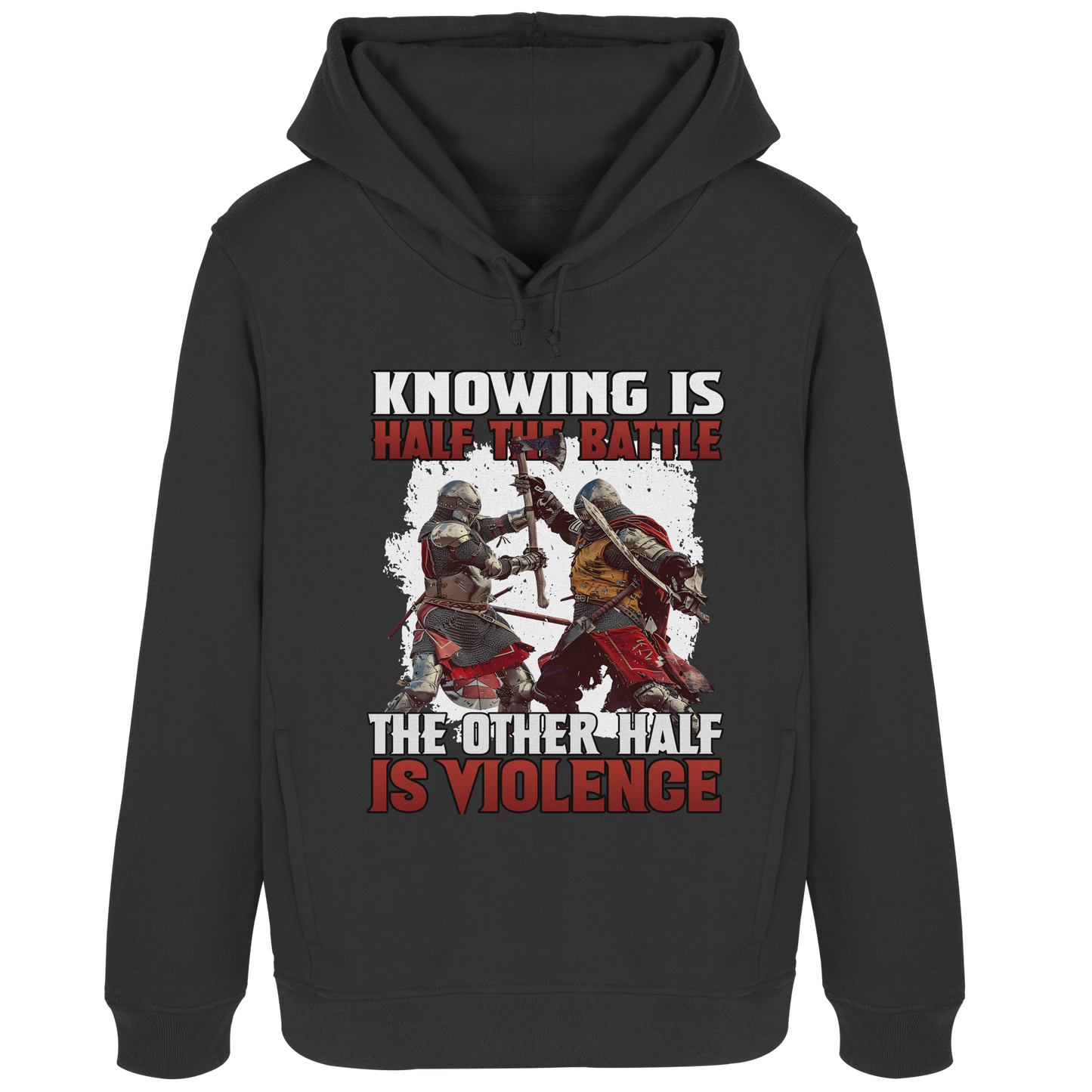 Womens Organic Hoodie- The Other Half is Violence