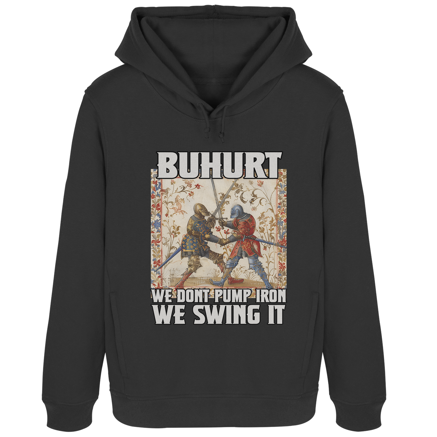 Stundenbuch – We Don’t Pump Iron We Swing It – Buhurt Damen Hoodie