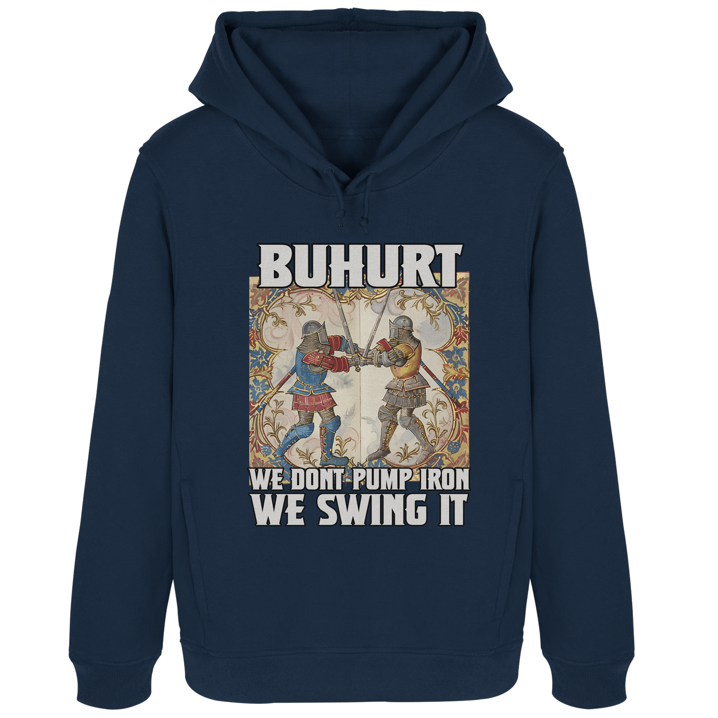 Buhurt Stundenbuch | We Dont Pump Iron | Damen Hoodie