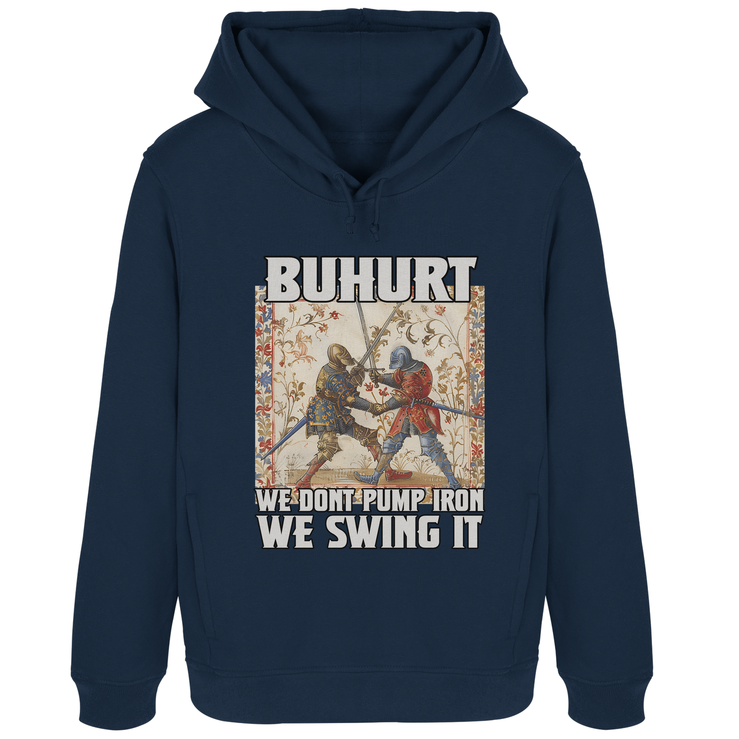 Stundenbuch – We Don’t Pump Iron We Swing It – Buhurt Damen Hoodie