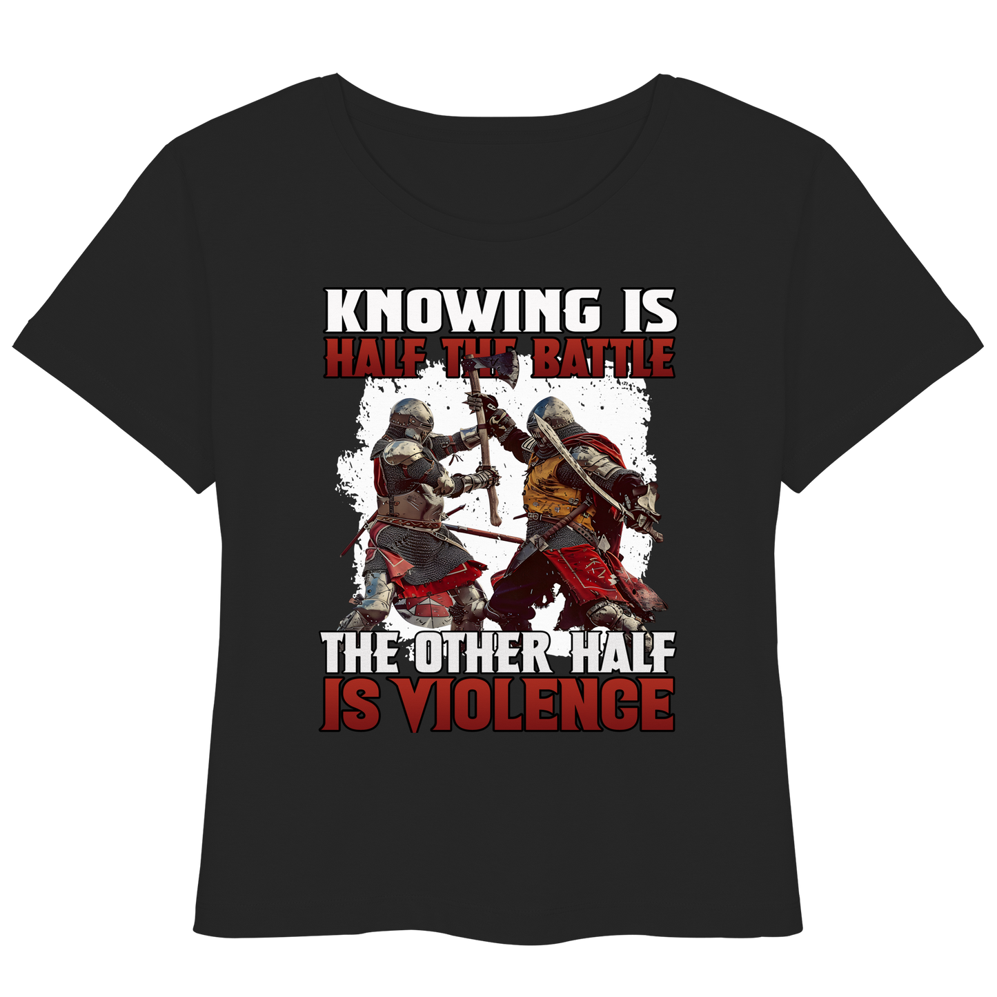 Knowing Is Half The Battle Buhurt Damen Shirt- Frauen Lightweight Bio T-Shirt