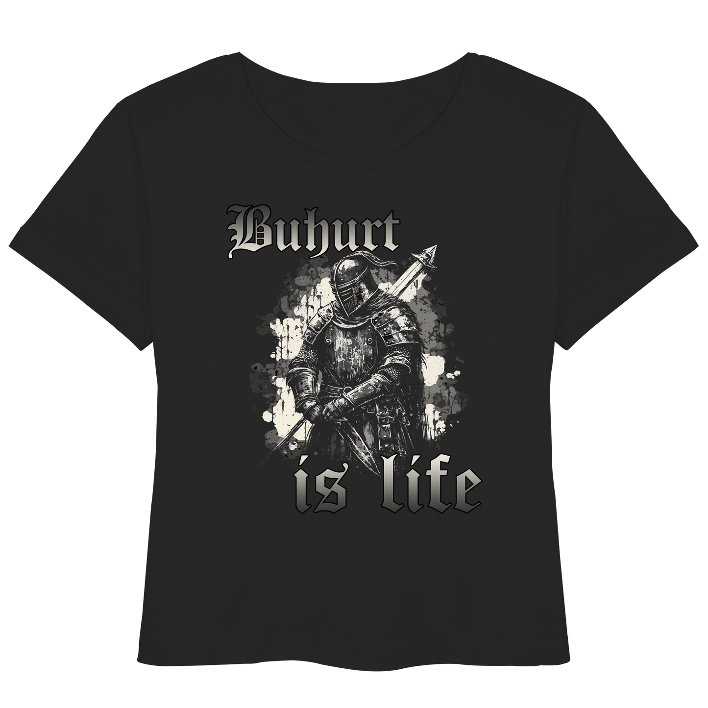 Buhurt Is Life Damen Shirt-  Frauen Bio Lightweight Bio T-Shirt