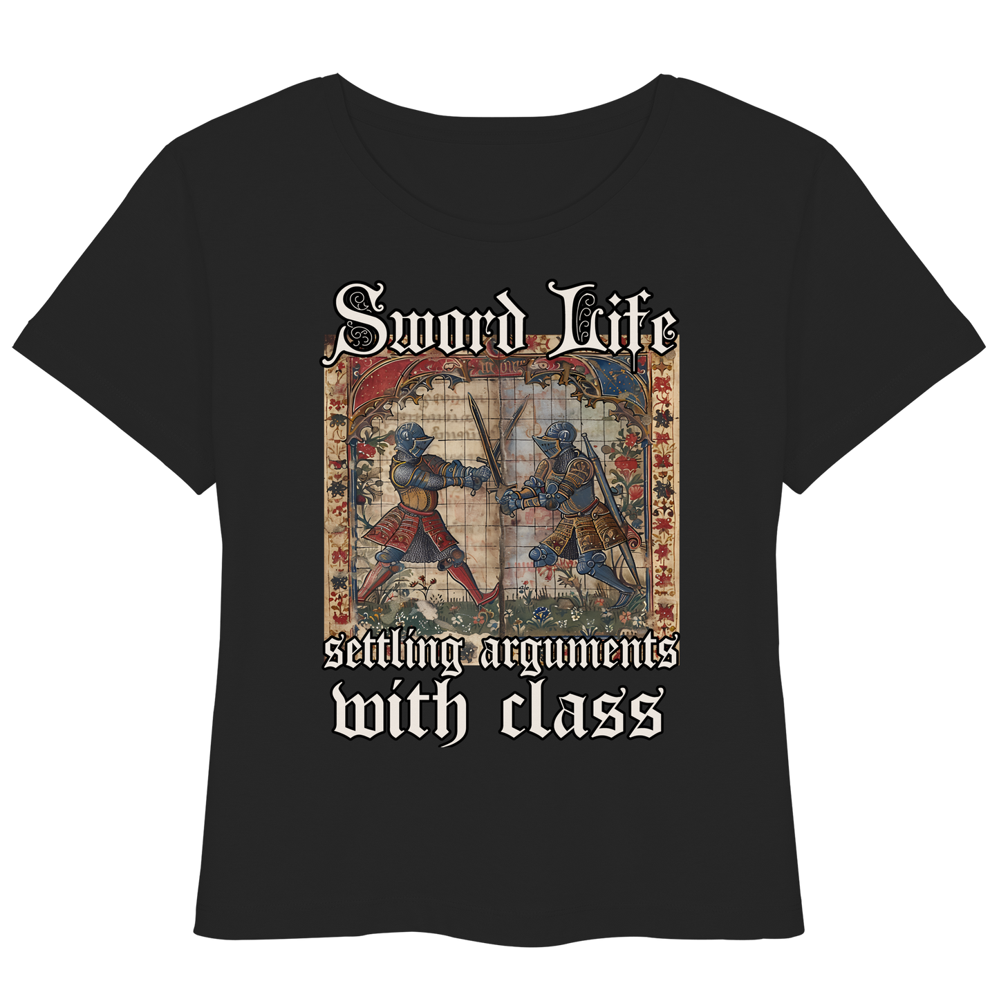 Sword Life Damen HEMA Buhurt Shirt -Frauen Bio Lightweight T-Shirt
