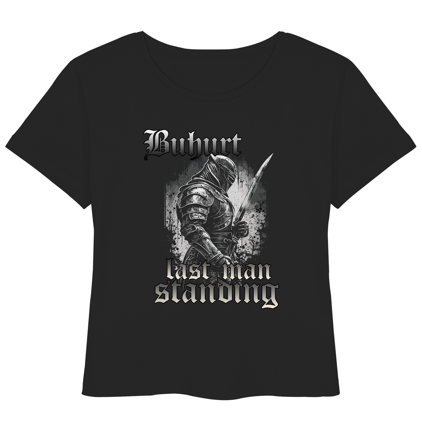 Buhurt Damen Shirt Last Man Standing Ritter Bio Lightweight T-Shirt