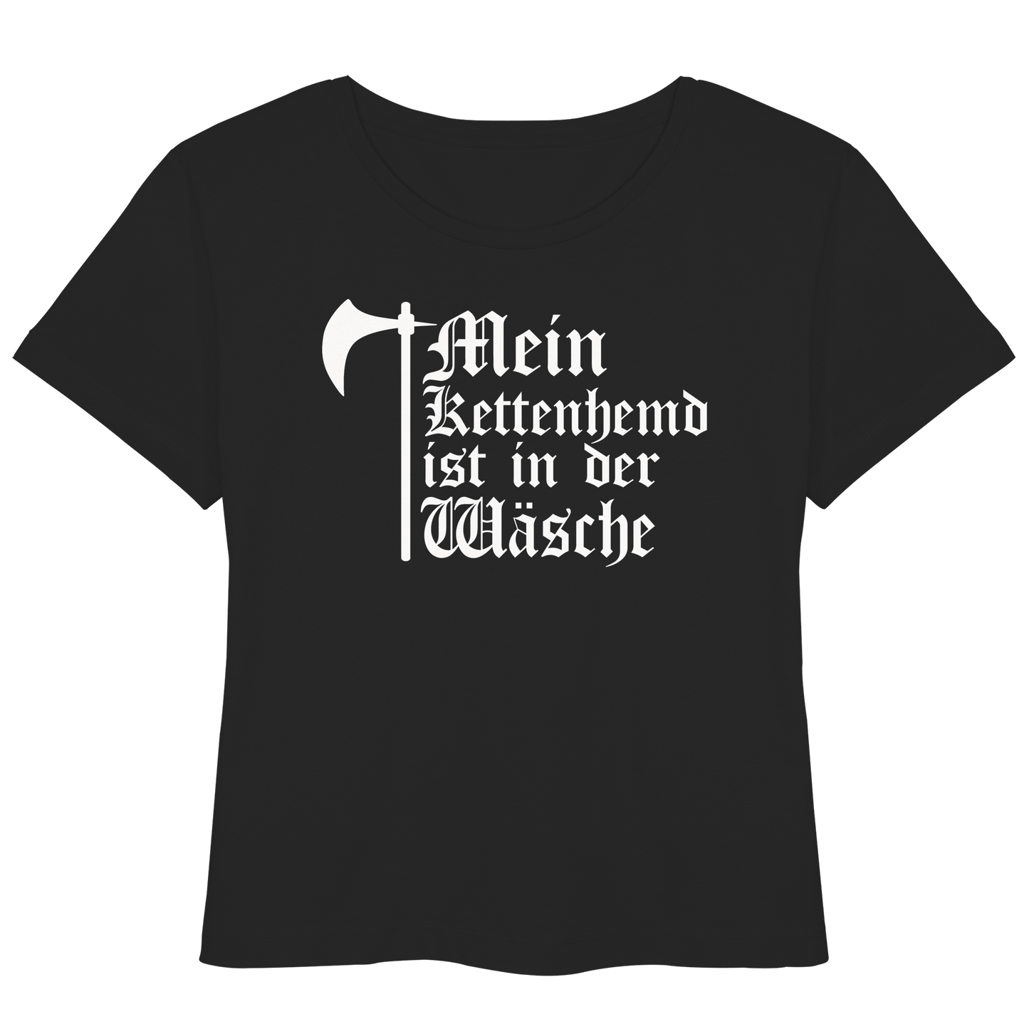Mein Kettenhemd ist in der Wäsche Shirt  - Damen Bio Lightweight T-Shirt