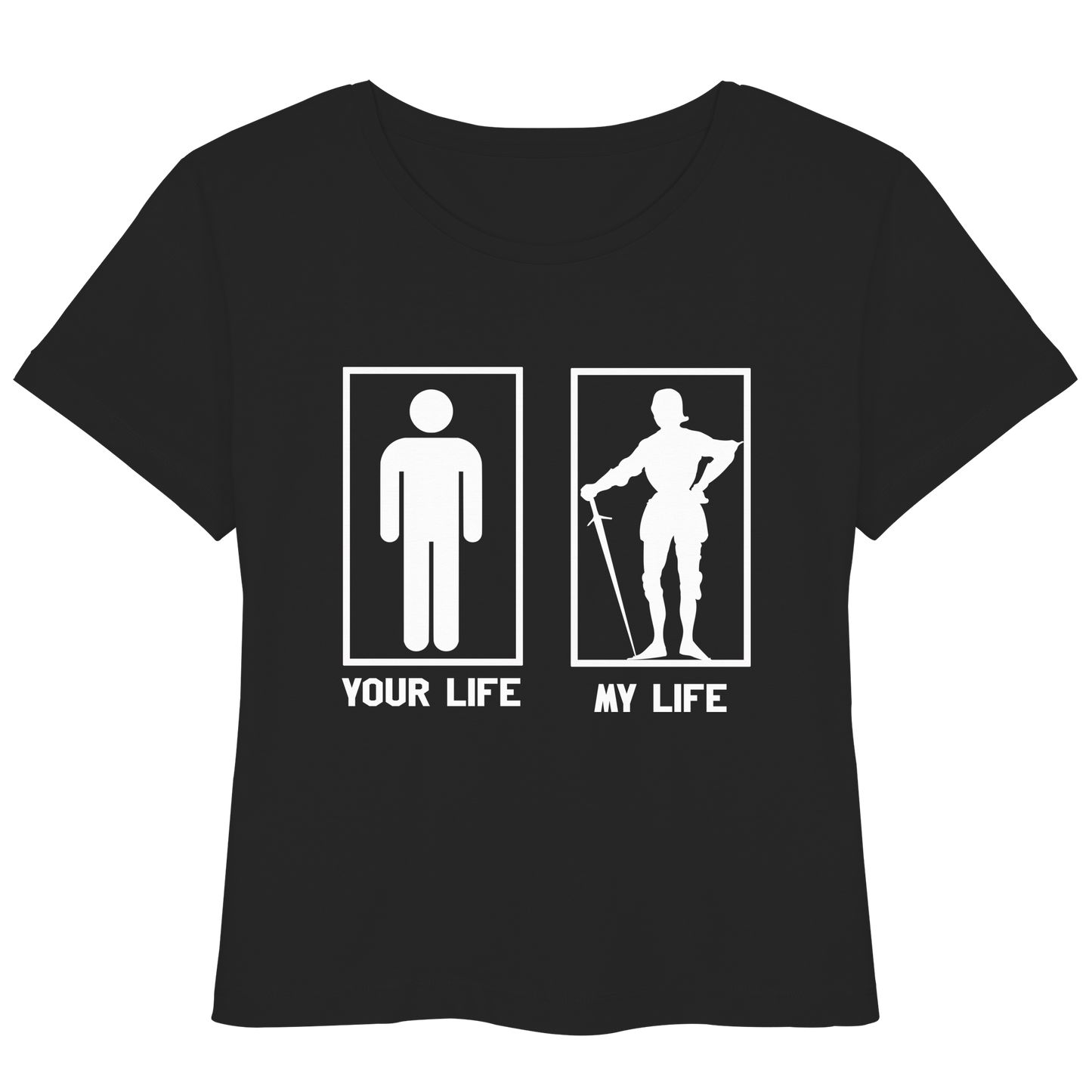 Buhurt Damen T-Shirt Your Life My Life - Bio Lightweight T-Shirt