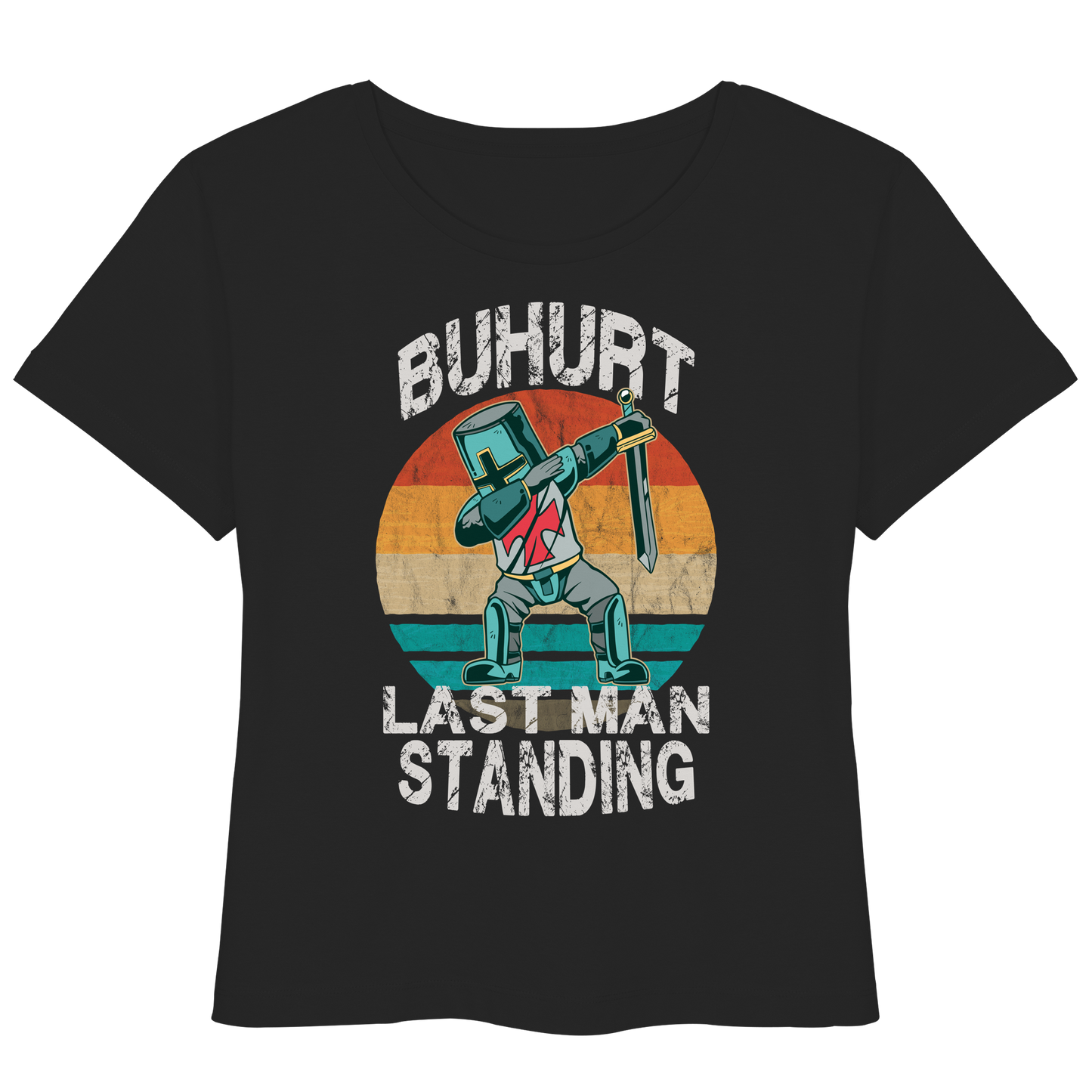 Buhurt Last Man Standing Damen Lightweight Shirt Bio Baumwolle Dabbing Knight
