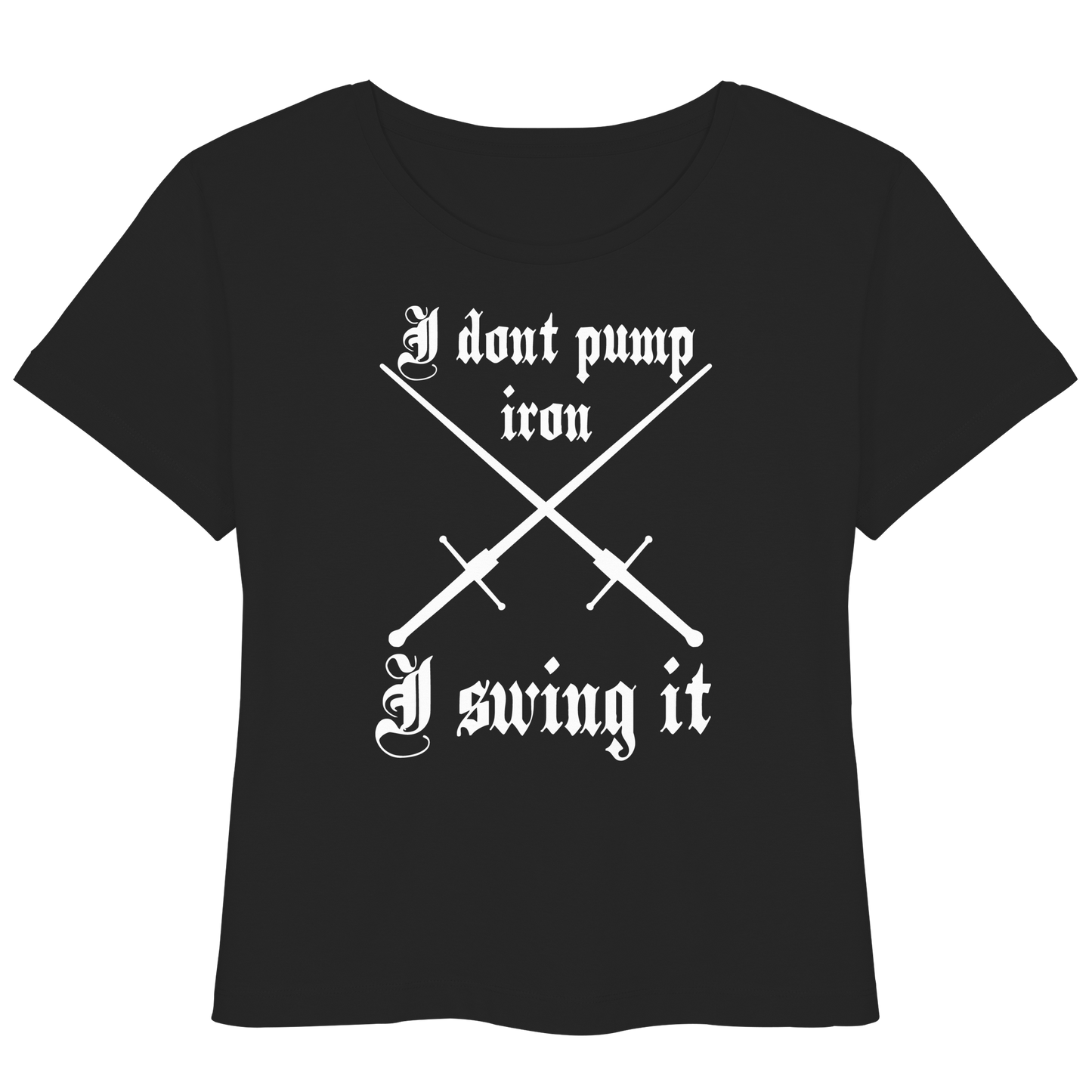 I Dont Pump Iron Damen Buhurt Shirt - Bio Lightweight T-Shirt
