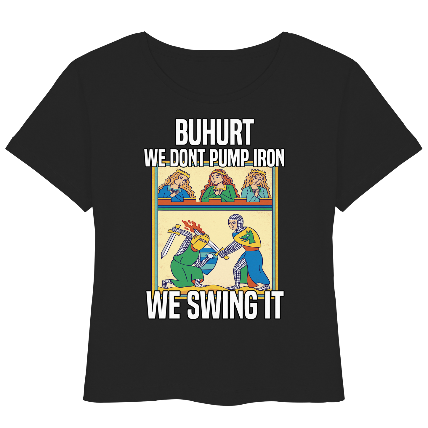 Buhurt We Swing It Damen Shirt - Frauen Bio Lightweight Bio T-Shirt
