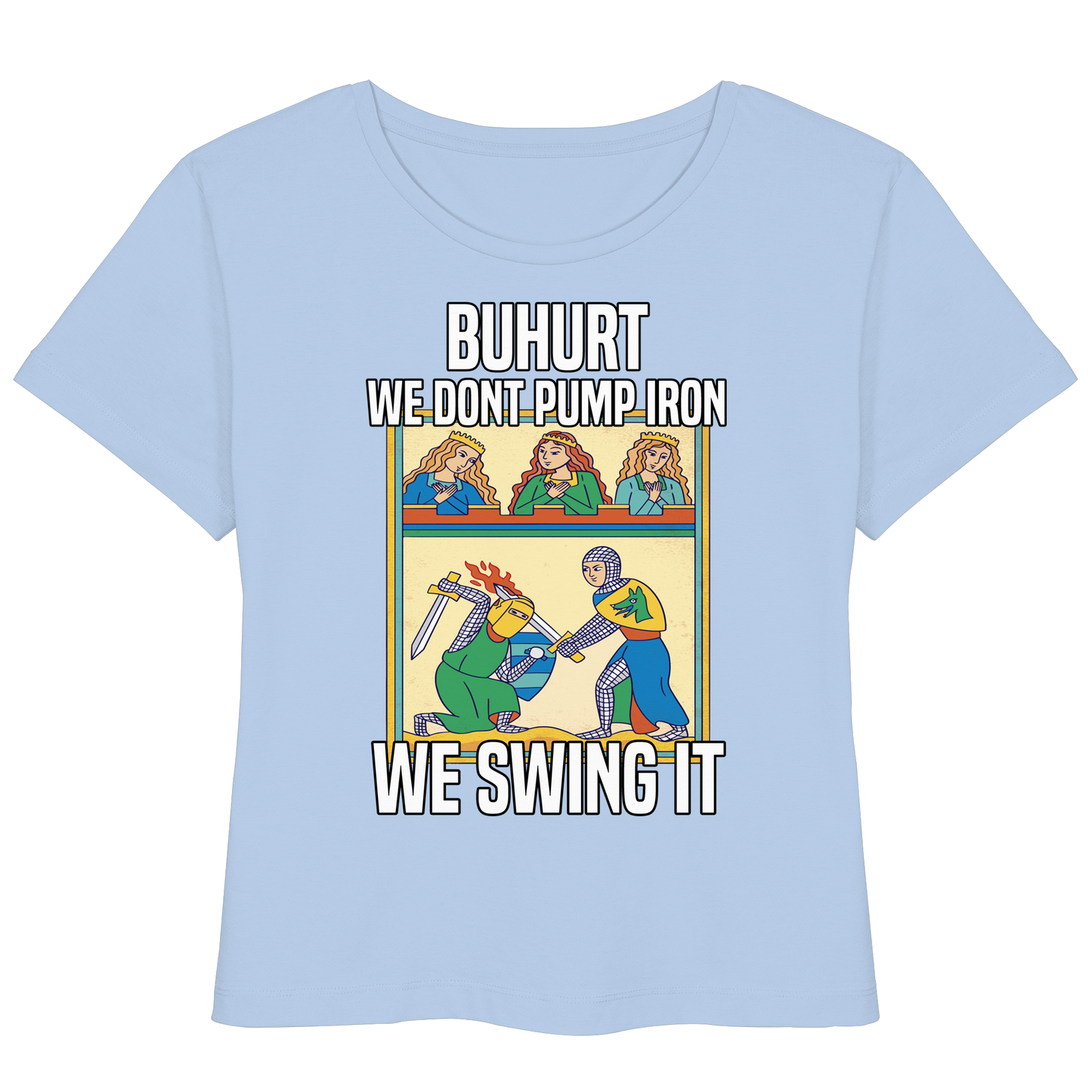 Buhurt We Swing It Damen Shirt - Frauen Bio Lightweight Bio T-Shirt