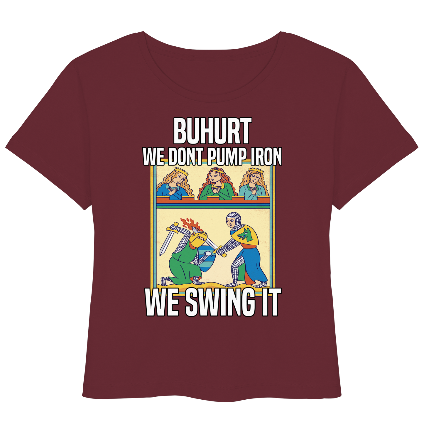 Buhurt We Swing It Damen Shirt - Frauen Bio Lightweight Bio T-Shirt