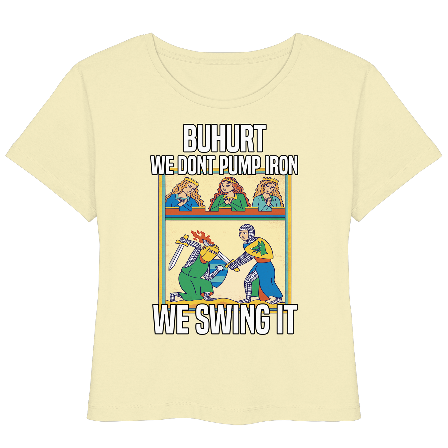 Buhurt We Swing It Damen Shirt - Frauen Bio Lightweight Bio T-Shirt