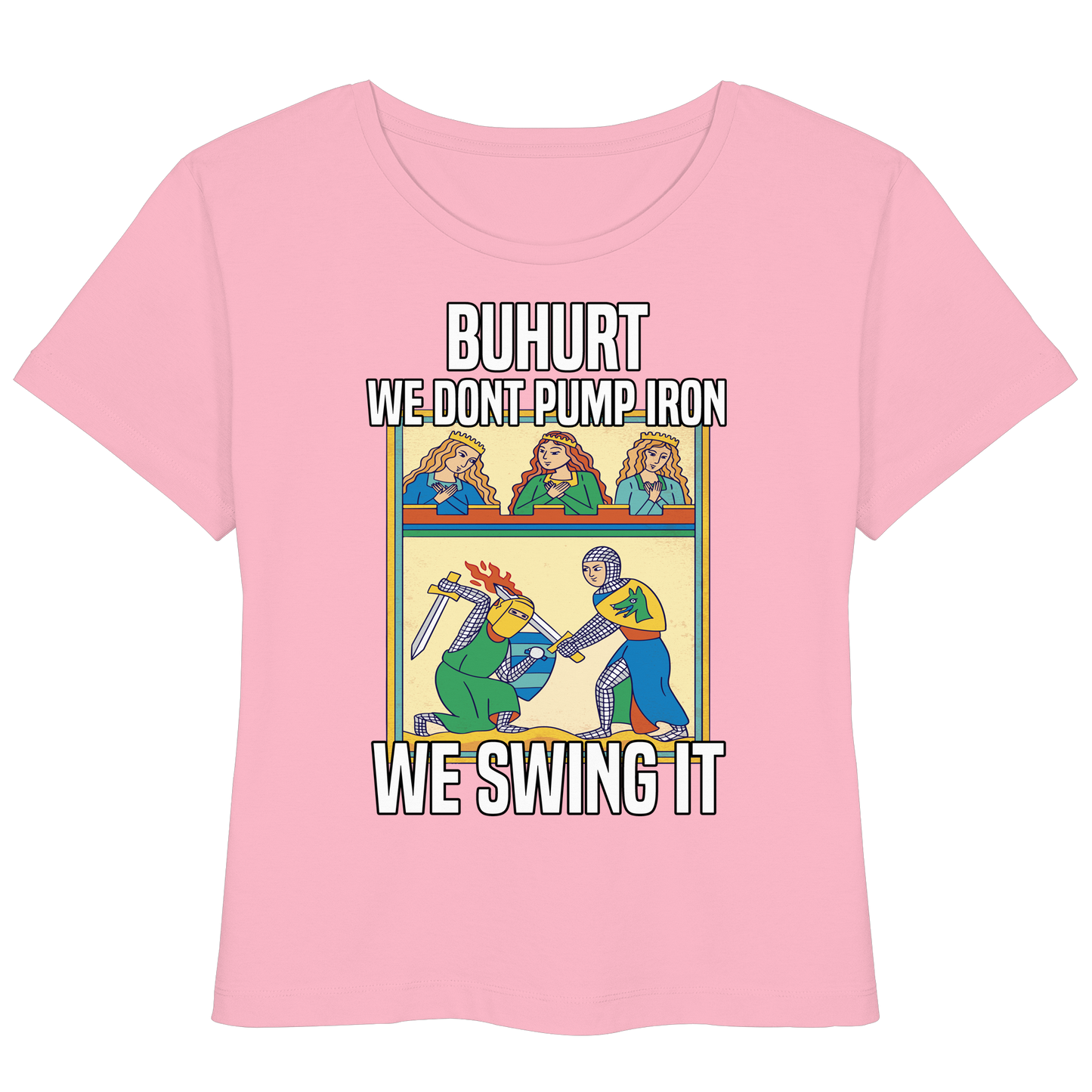 Buhurt We Swing It Damen Shirt - Frauen Bio Lightweight Bio T-Shirt