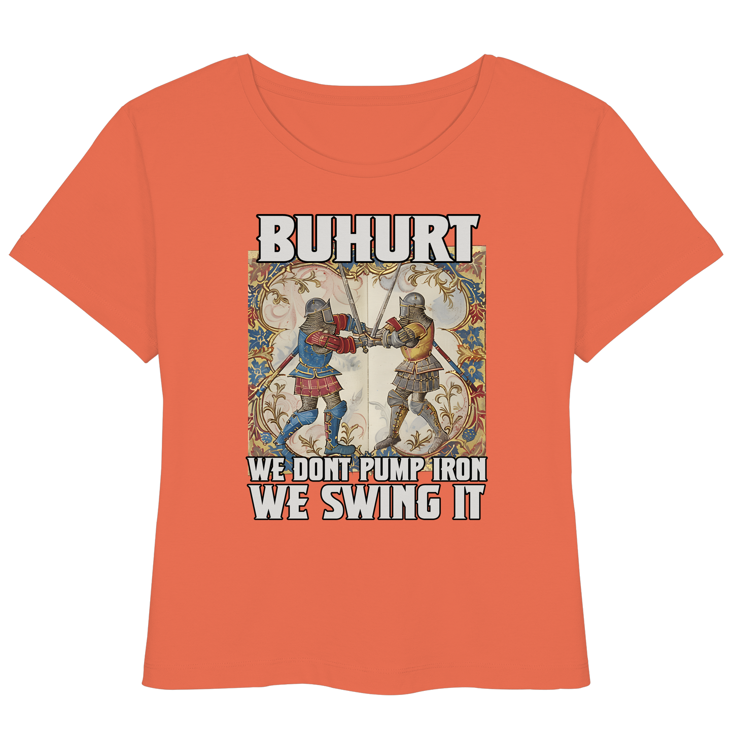 Buhurt Stundenbuch We Swing It Damen T-Shirt - Frauen Bio Lightweight T-Shirt