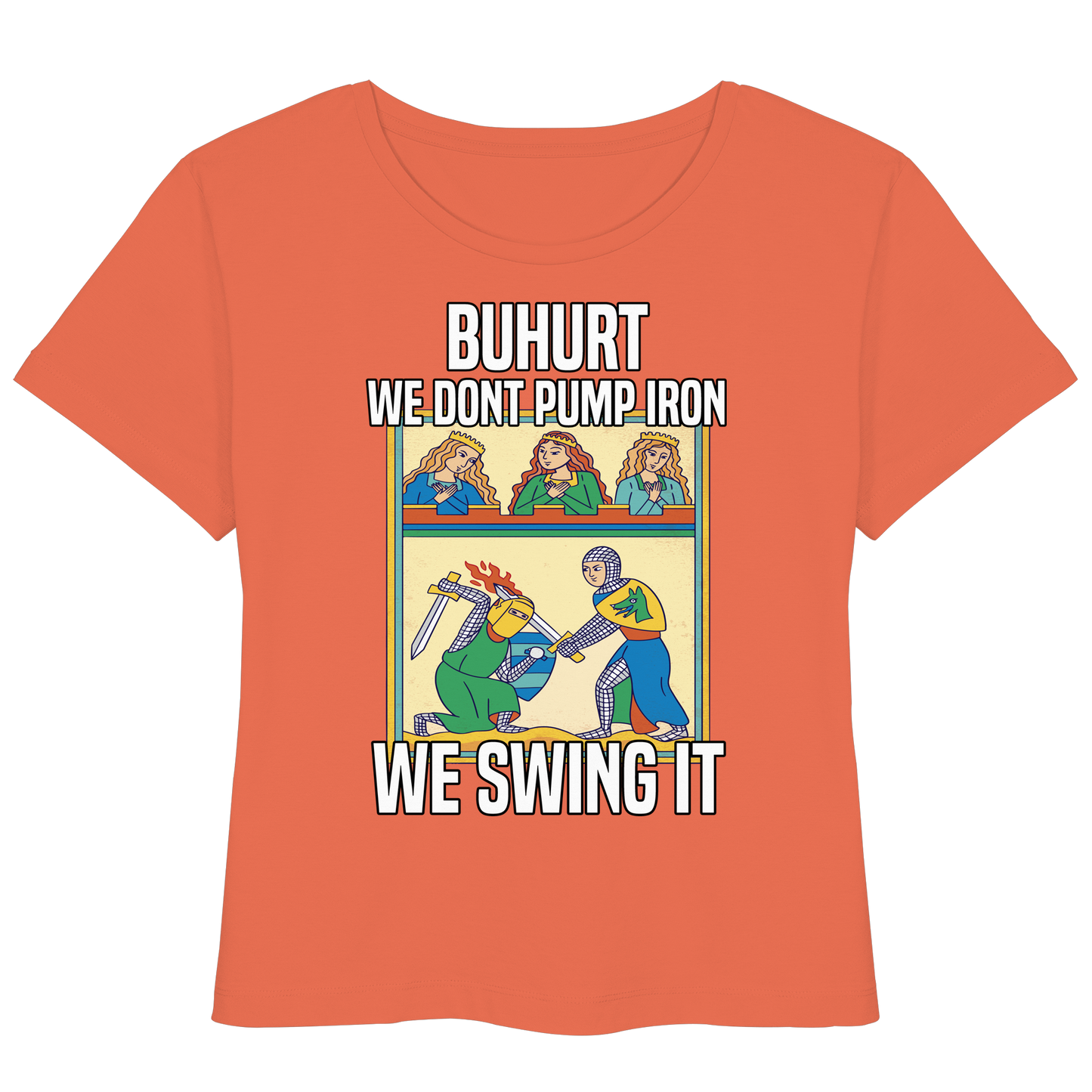Buhurt We Swing It Damen Shirt - Frauen Bio Lightweight Bio T-Shirt