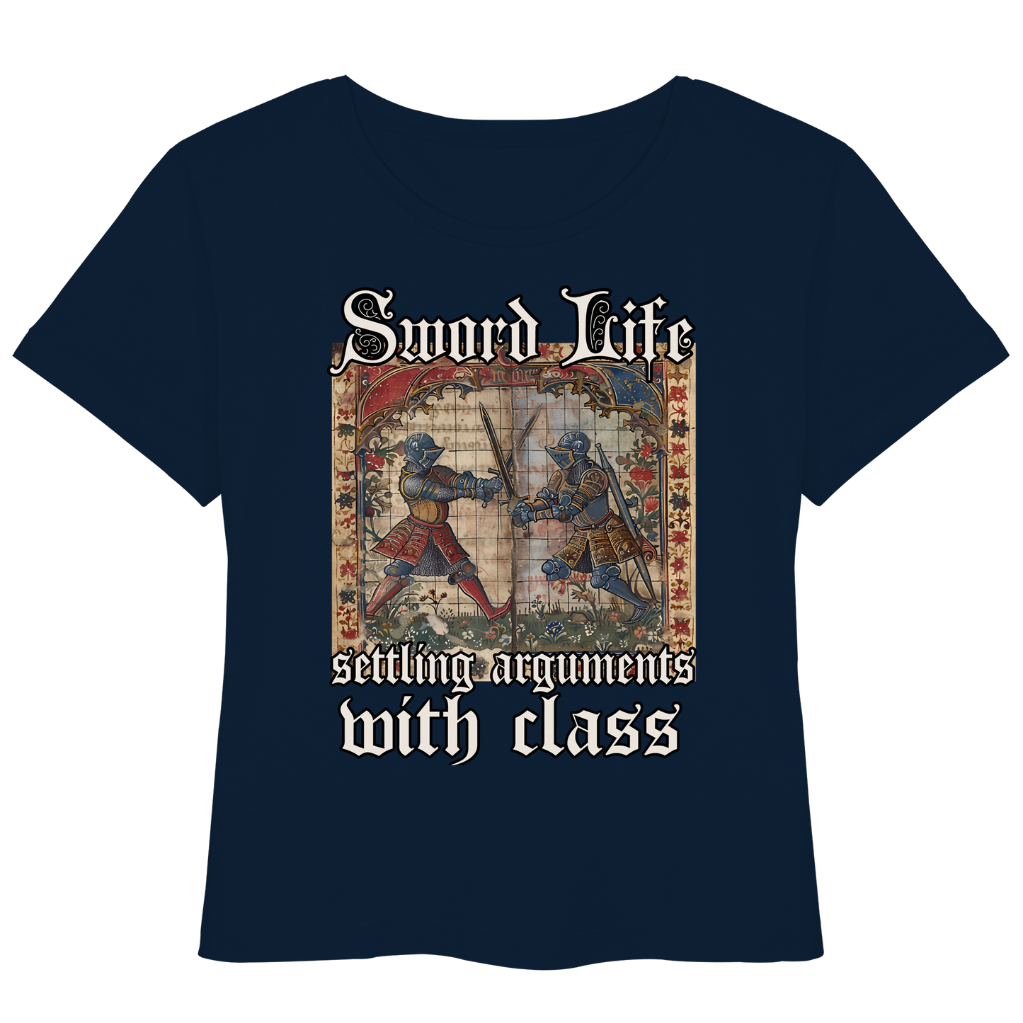 Sword Life Damen HEMA Buhurt Shirt -Frauen Bio Lightweight T-Shirt