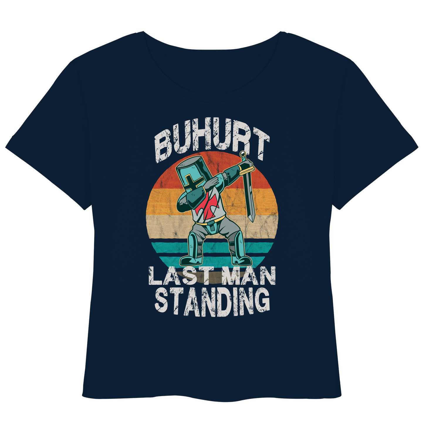 Buhurt Last Man Standing Damen Lightweight Shirt Bio Baumwolle Dabbing Knight