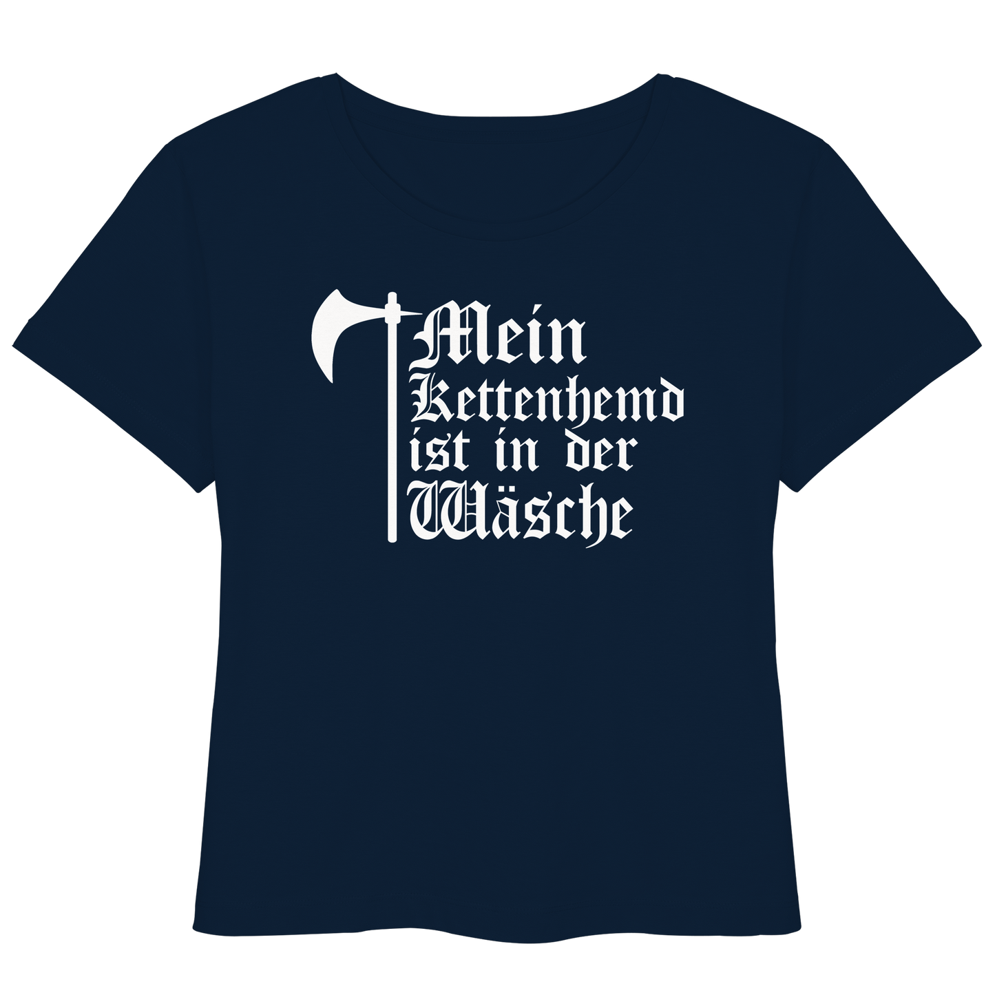 Mein Kettenhemd ist in der Wäsche Shirt  - Damen Bio Lightweight T-Shirt