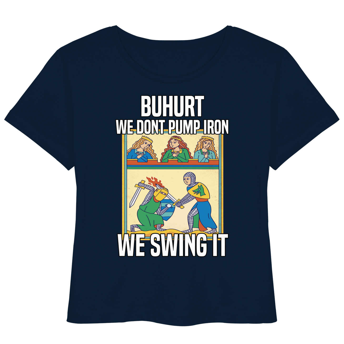 Buhurt We Swing It Damen Shirt - Frauen Bio Lightweight Bio T-Shirt