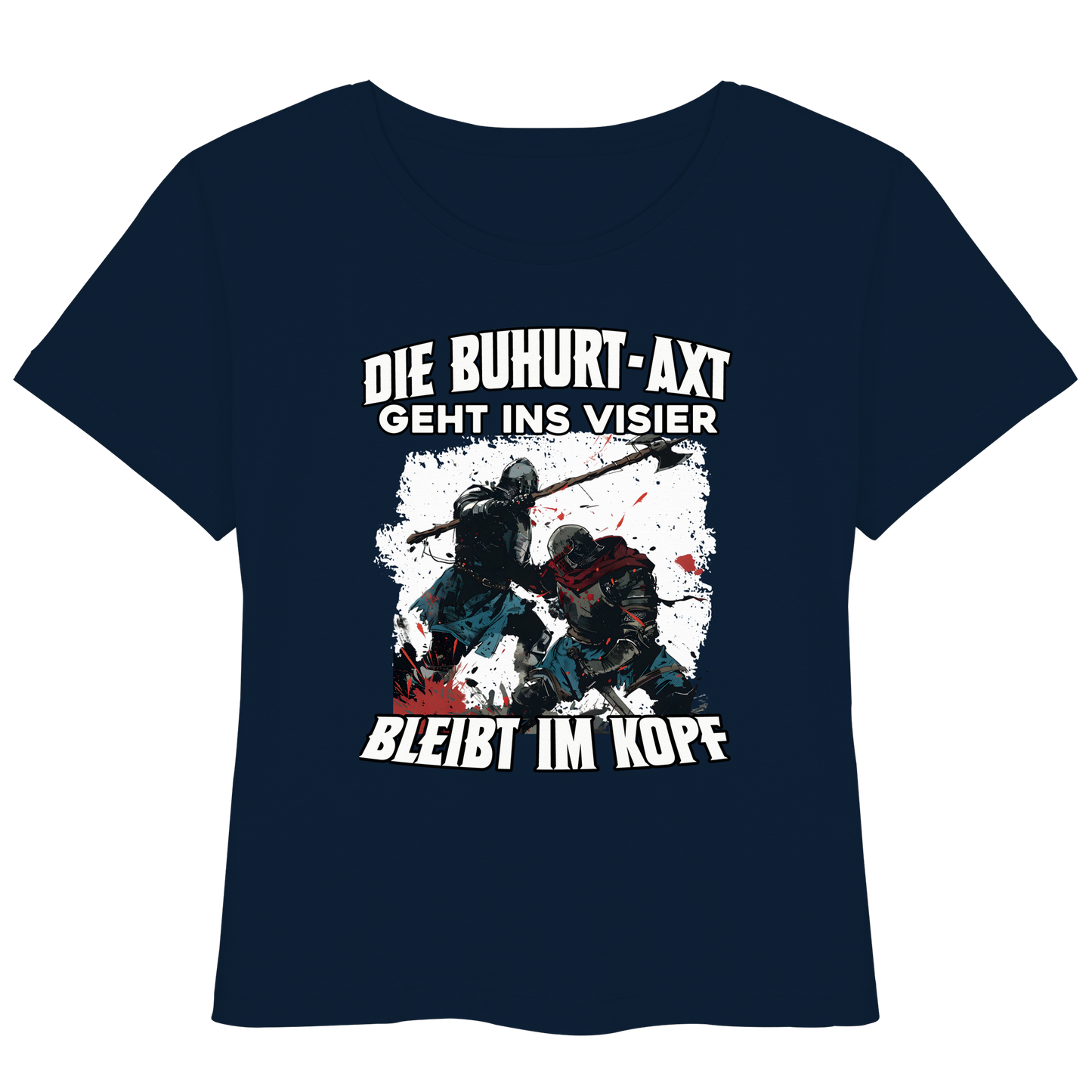 Bleibt im Kopf- Buhurt Axt Damen Shirt - Frauen Bio Lightweight T-Shirt