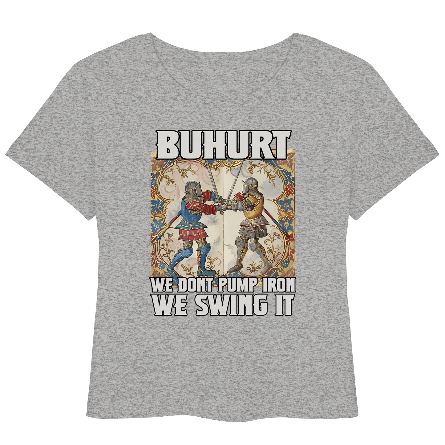 Buhurt Stundenbuch We Swing It Damen T-Shirt - Frauen Bio Lightweight T-Shirt