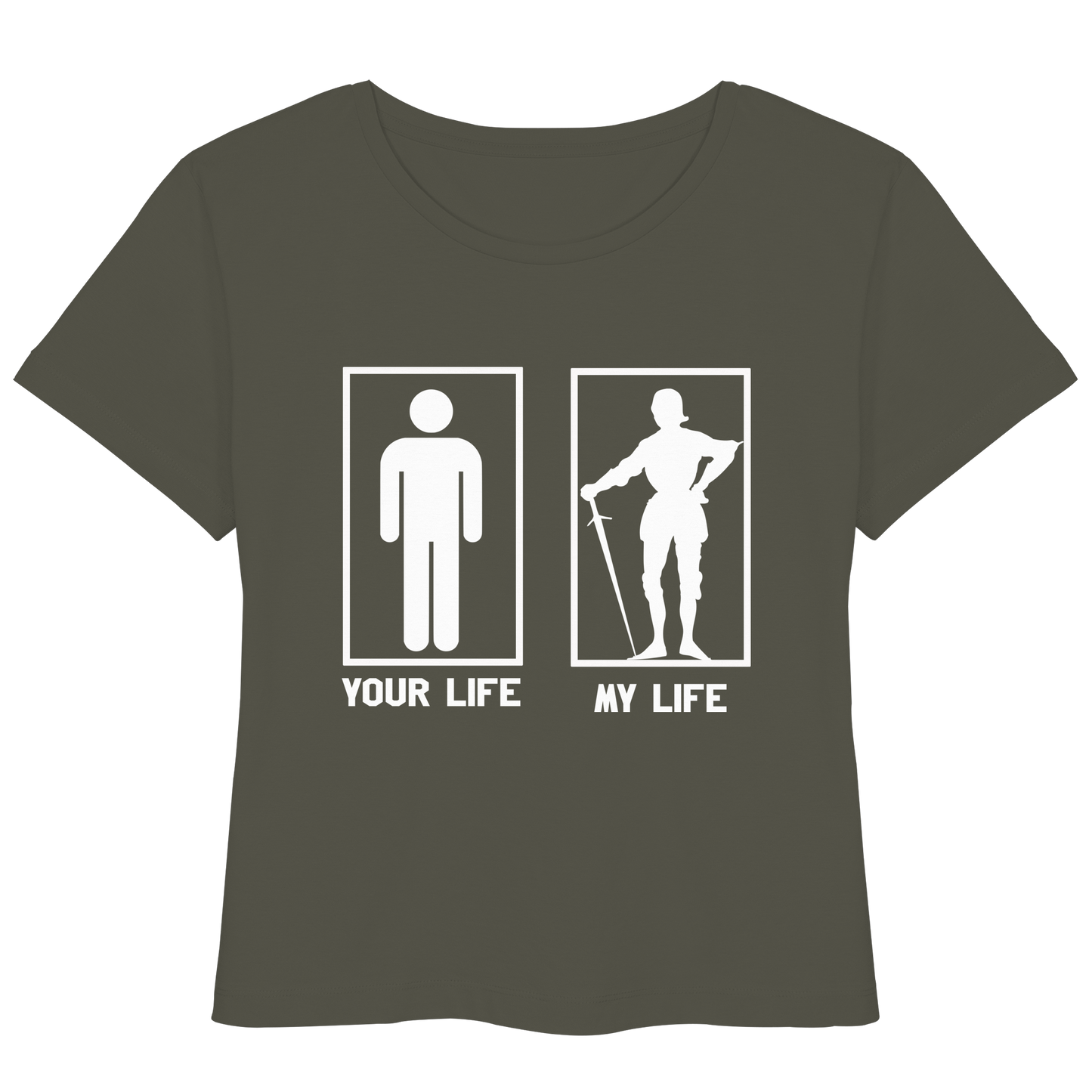 Buhurt Damen T-Shirt Your Life My Life - Bio Lightweight T-Shirt