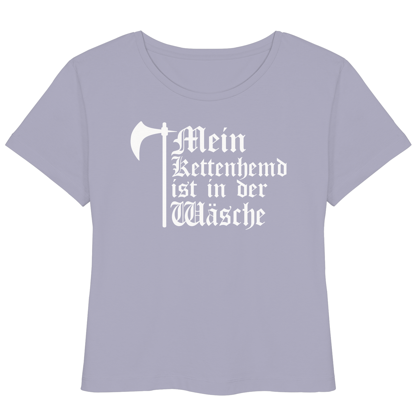 Mein Kettenhemd ist in der Wäsche Shirt  - Damen Bio Lightweight T-Shirt