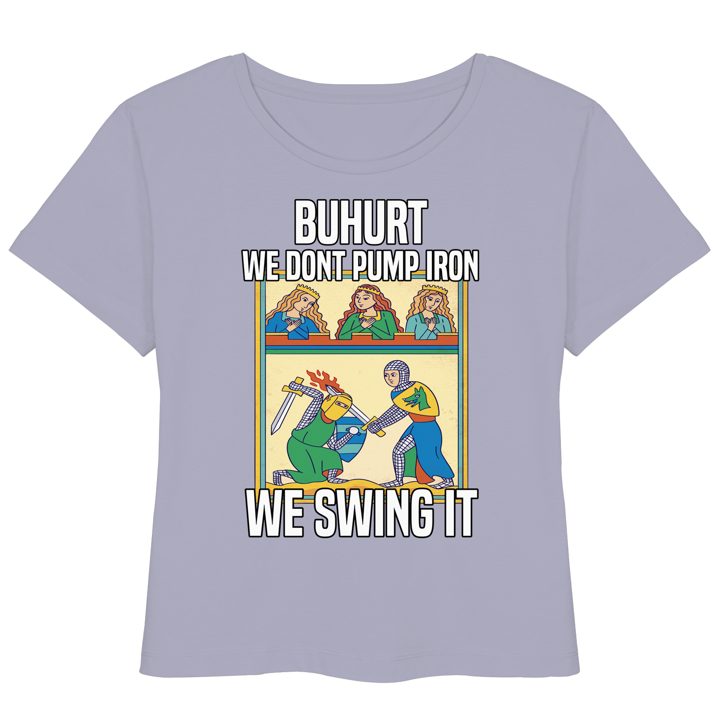 Buhurt We Swing It Damen Shirt - Frauen Bio Lightweight Bio T-Shirt
