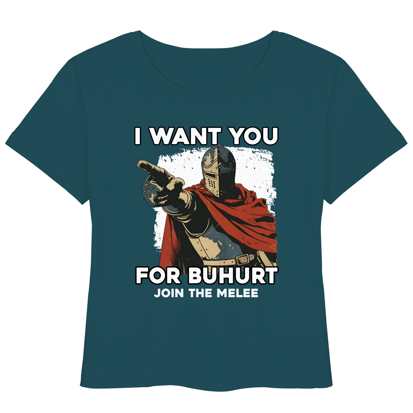 I Want You For Buhurt Damen Shirt - Frauen Bio Lightweight T-Shirt