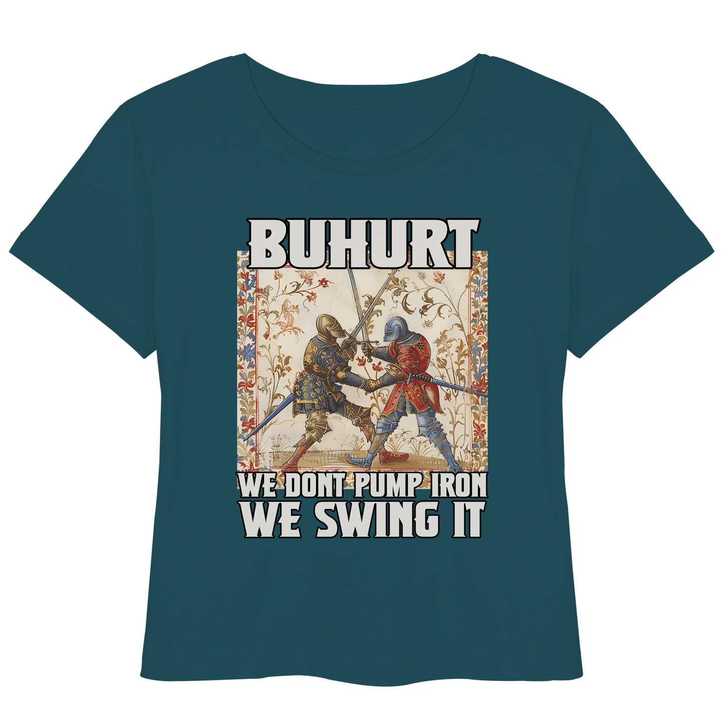 Stundenbuch Buhurt We Swing It Damen Shirt - Frauen Bio Lightweight T-Shirt