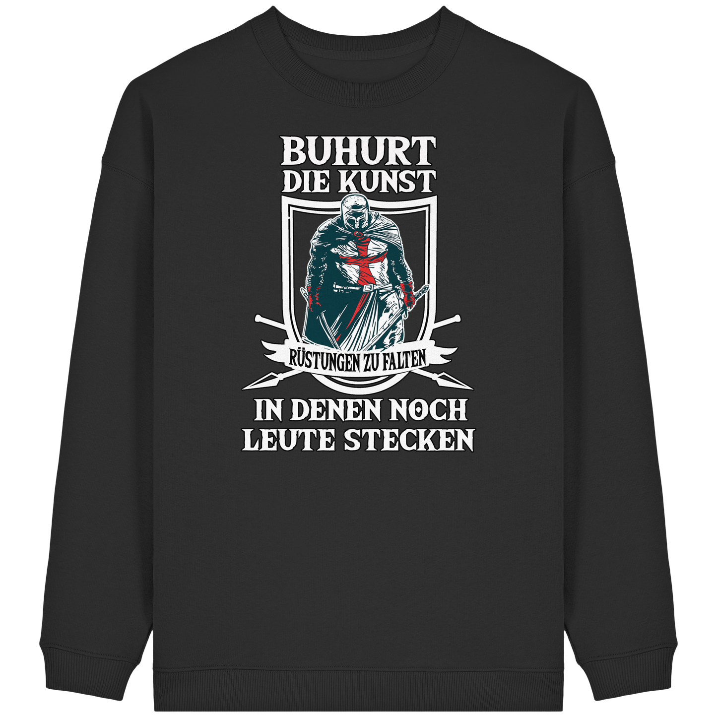 Die Kunst Rüstungen zu falten - Damen Oversized Buhurt Sweatshirt