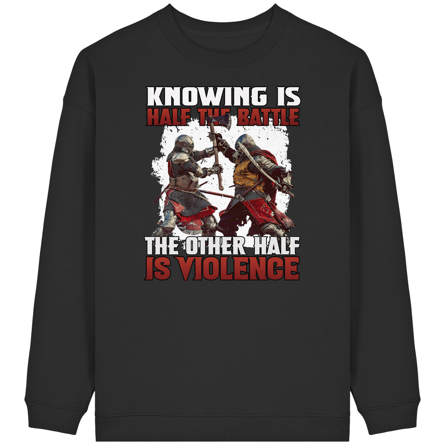 The Other Half Is Violence - Womens Organic Oversized Sweatshirt