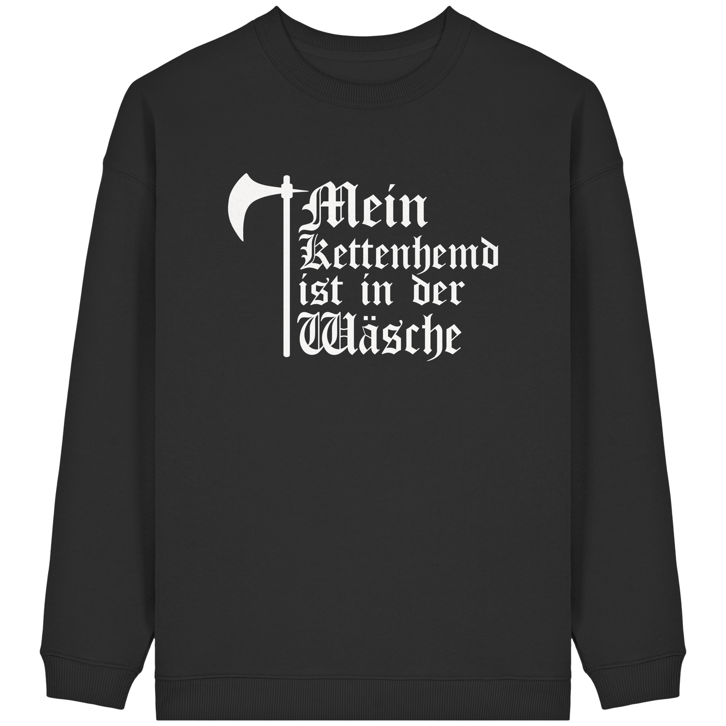 Kettenhemd ist in der Wäsche | Damen Bio Oversized Sweatshirt | Bouhourt Pullover