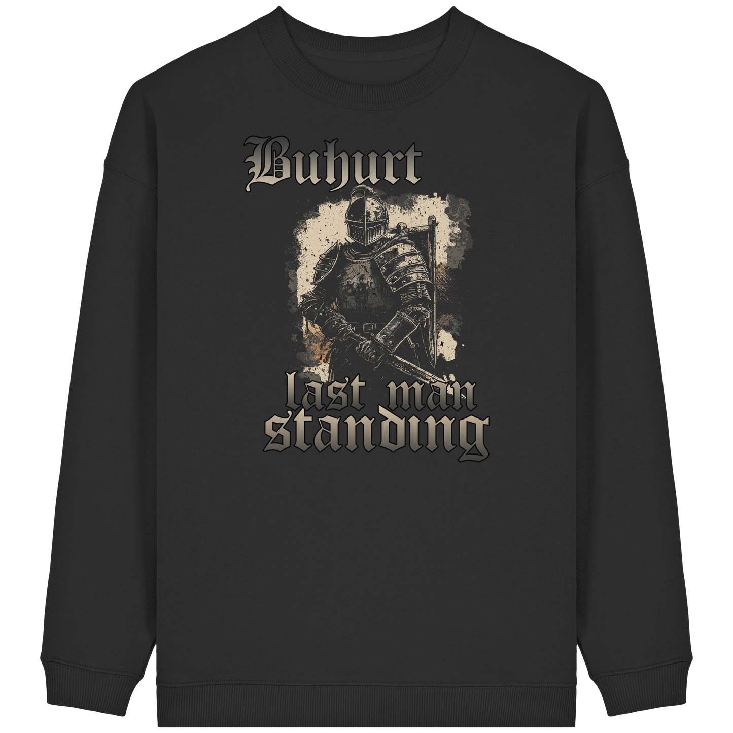 Damen Oversized Sweatshirt | Buhurt „Last Man Standing“ | Oversized Pullover