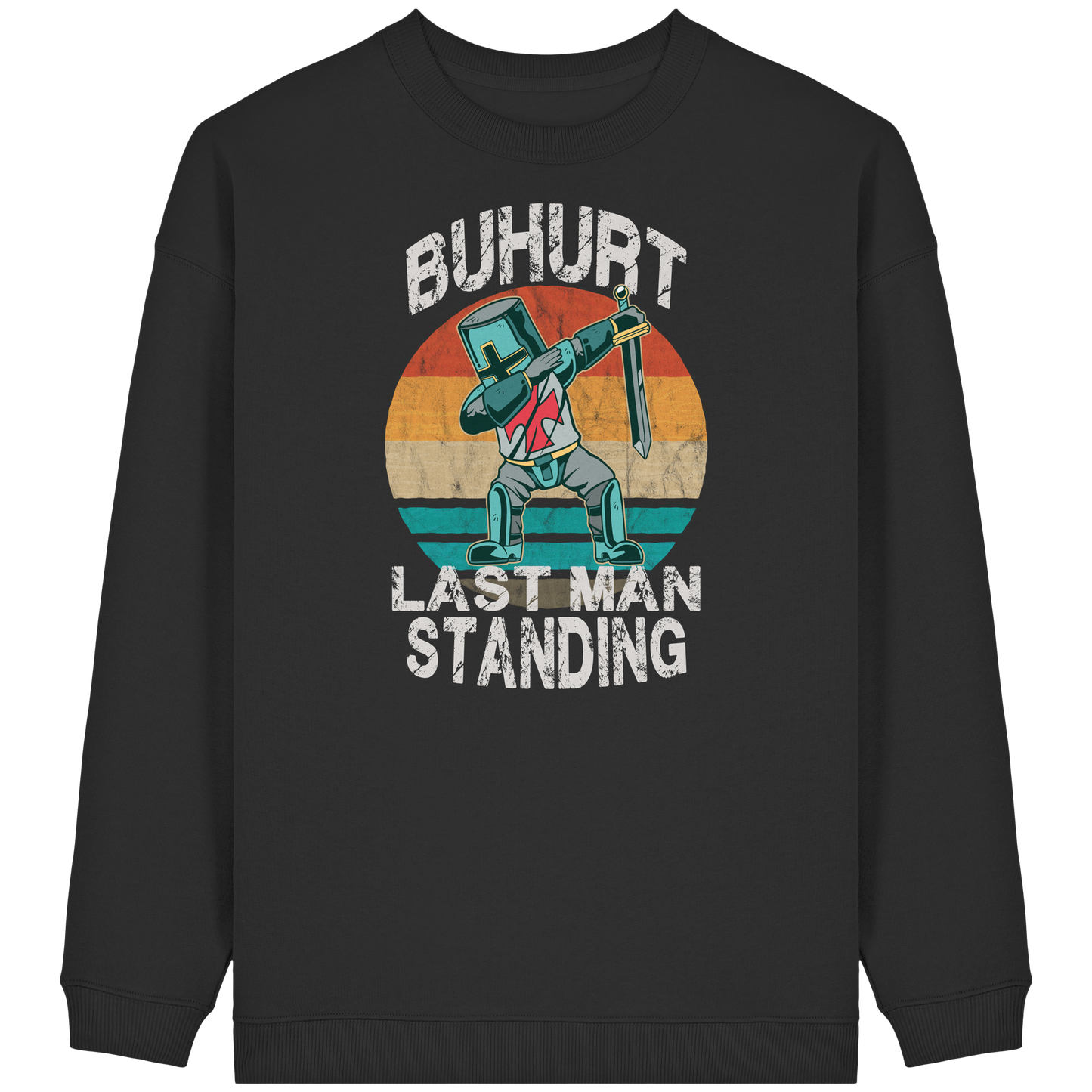 Dabing Cartoon Ritter - Damen Bio Oversized Sweatshirt
