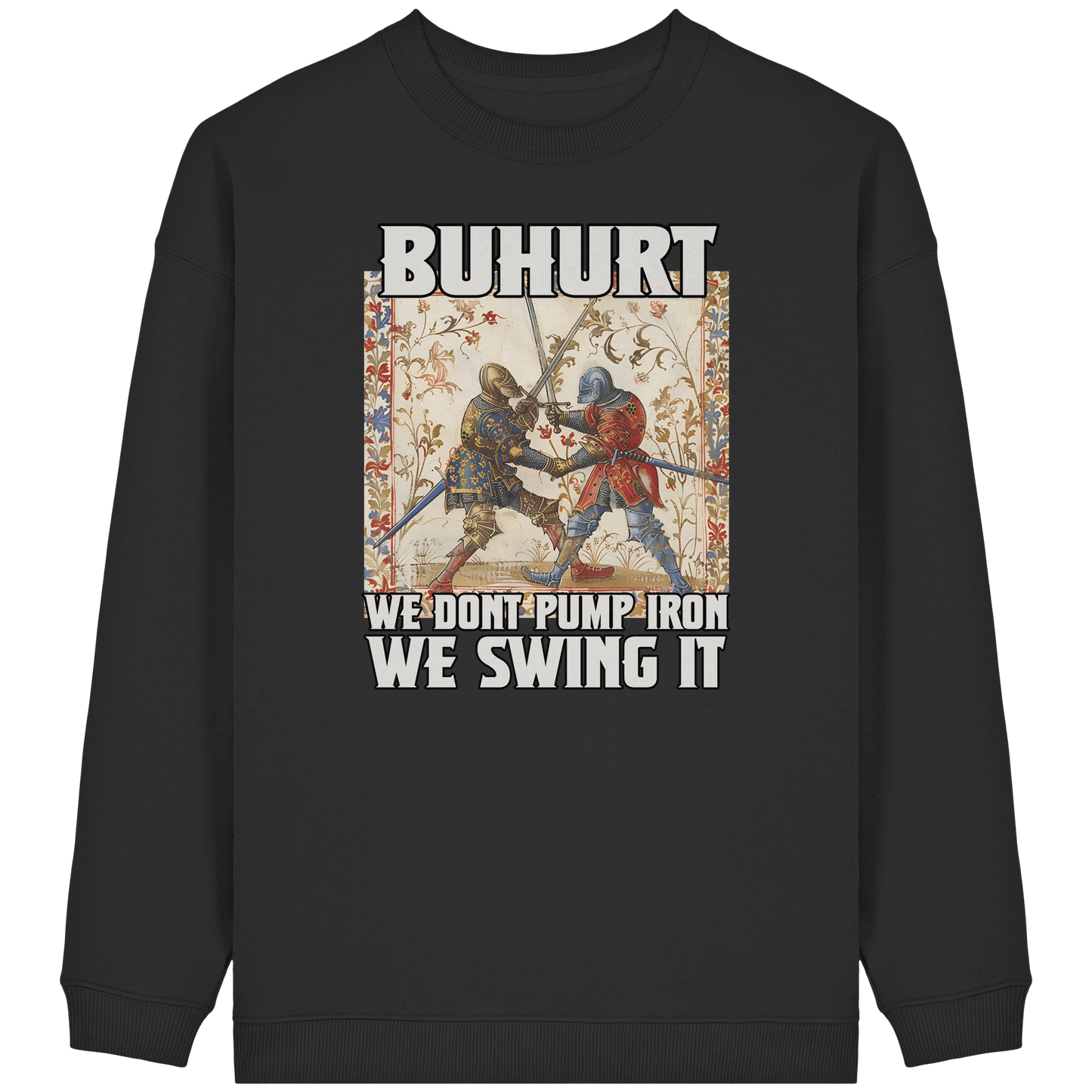 Buhurt Oversized Damen Pullover | Buhurt „We swing it“ | Oversized Sweatshirt