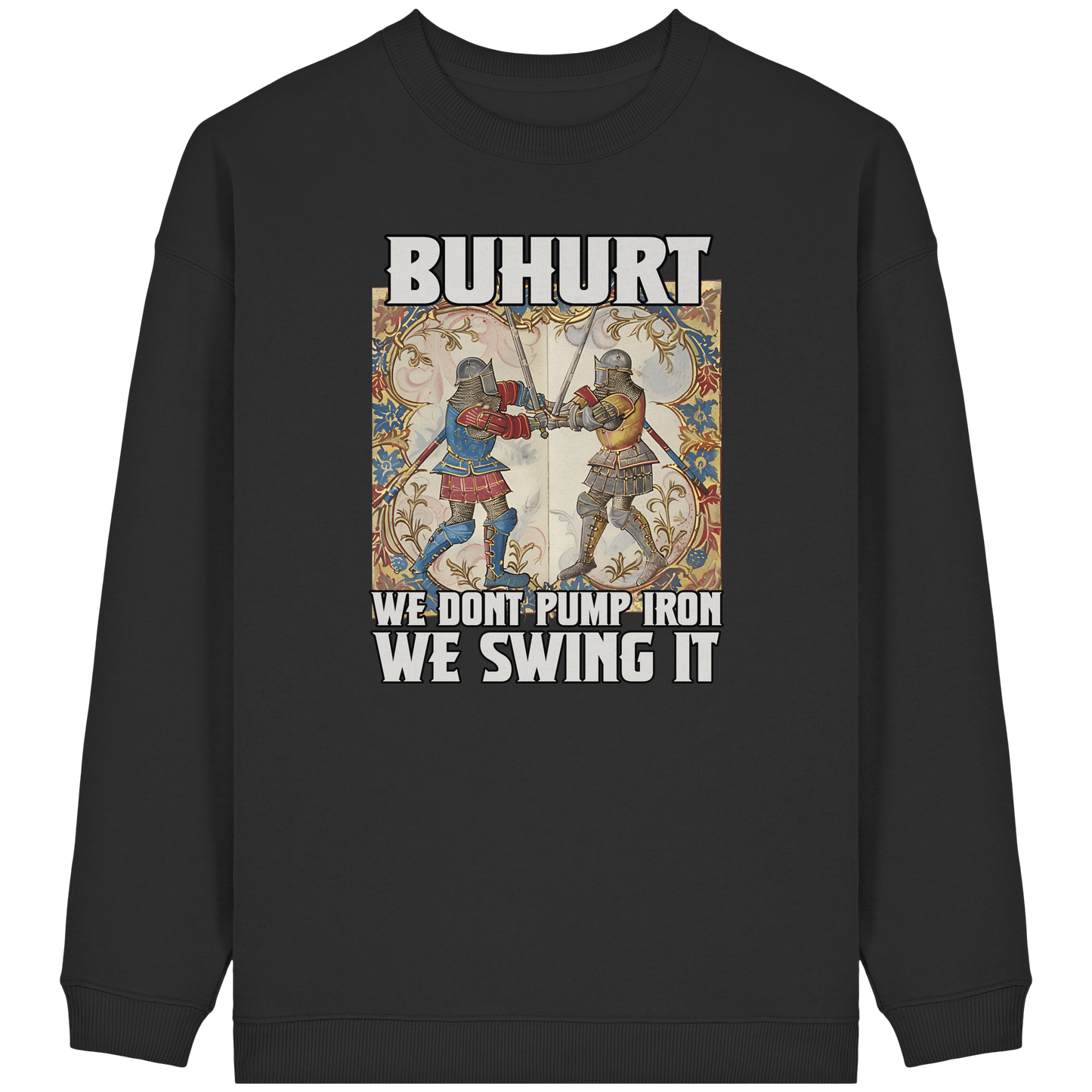 Buhurt Bio Oversized Damen Pullover | Buhurt „We swing it“ | Bouhourt Oversized Sweatshirt
