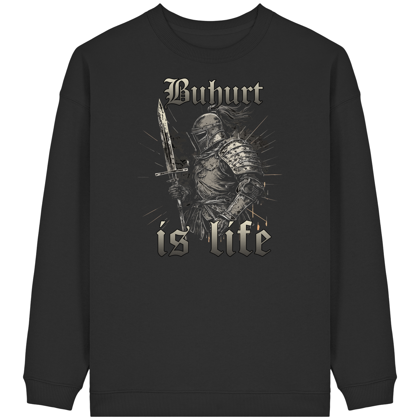 Buhurt Is Life | Damen Bio Oversized Sweatshirt | Oversized Pullover