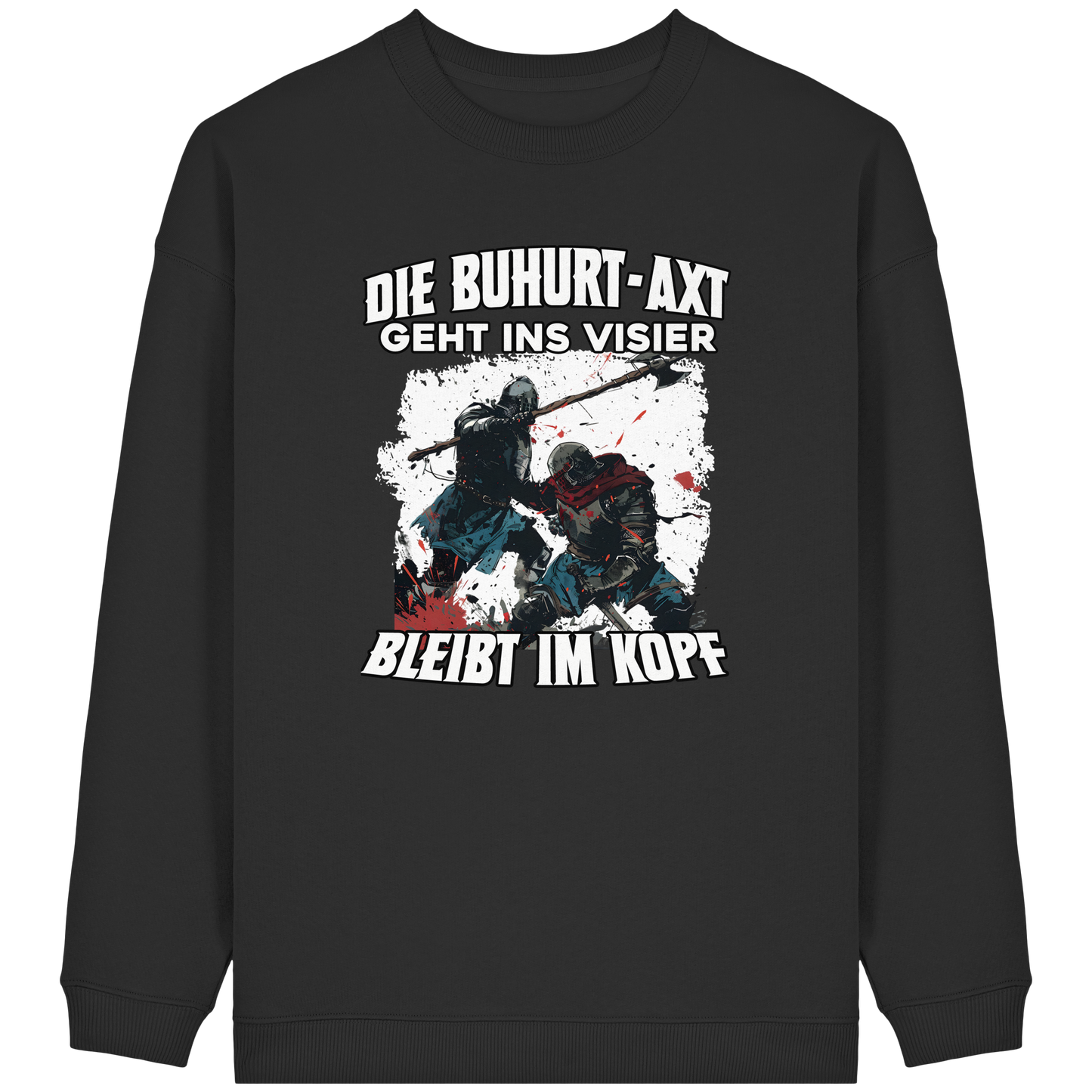 Buhurt Damen Oversized Pullover | Bleibt Im Kopf | Bouhourt Oversized Sweatshirt
