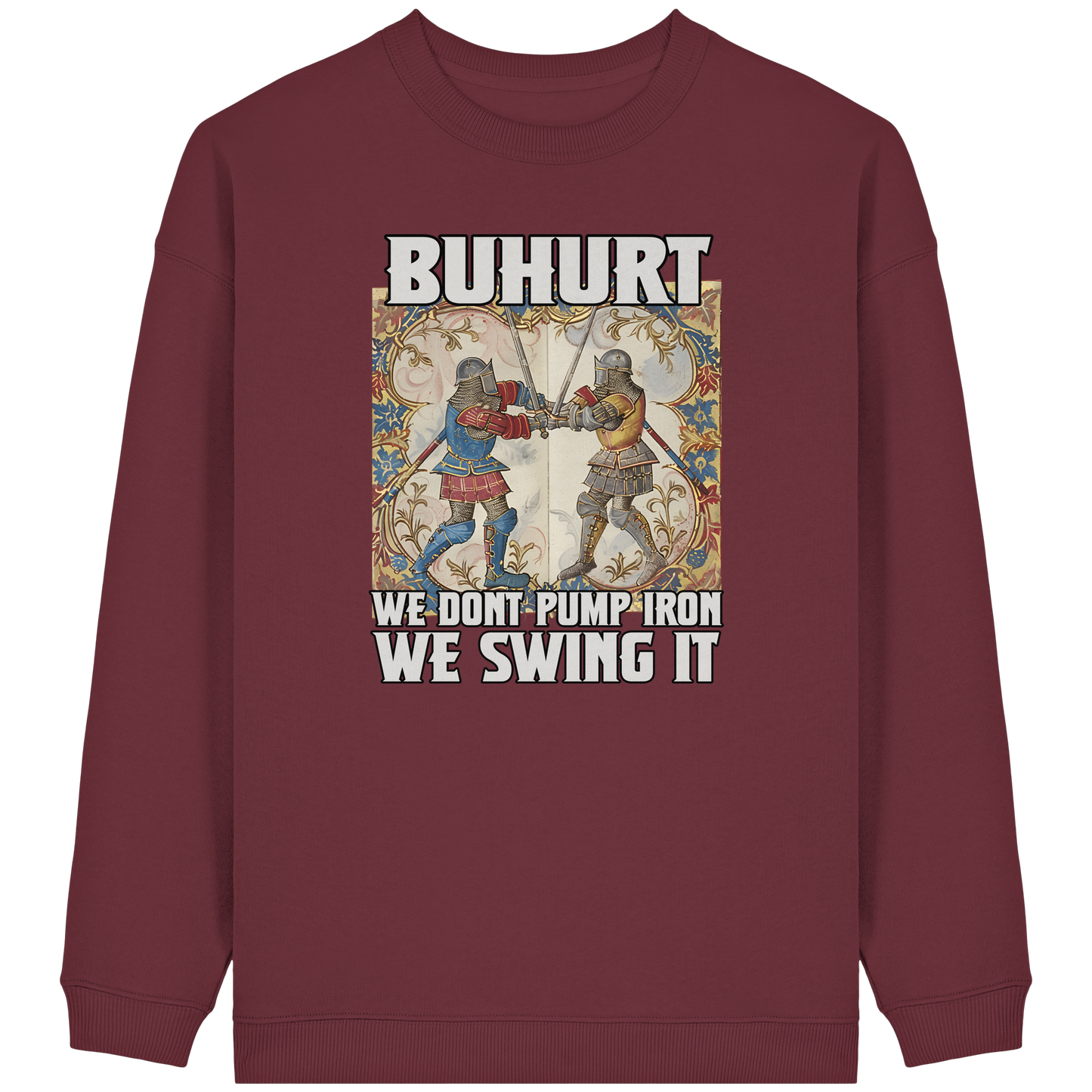Buhurt Bio Oversized Damen Pullover | Buhurt „We swing it“ | Bouhourt Oversized Sweatshirt