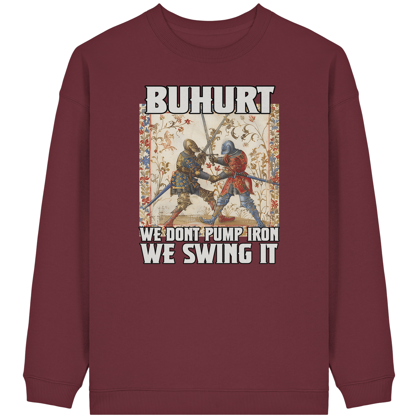 Buhurt Oversized Damen Pullover | Buhurt „We swing it“ | Oversized Sweatshirt