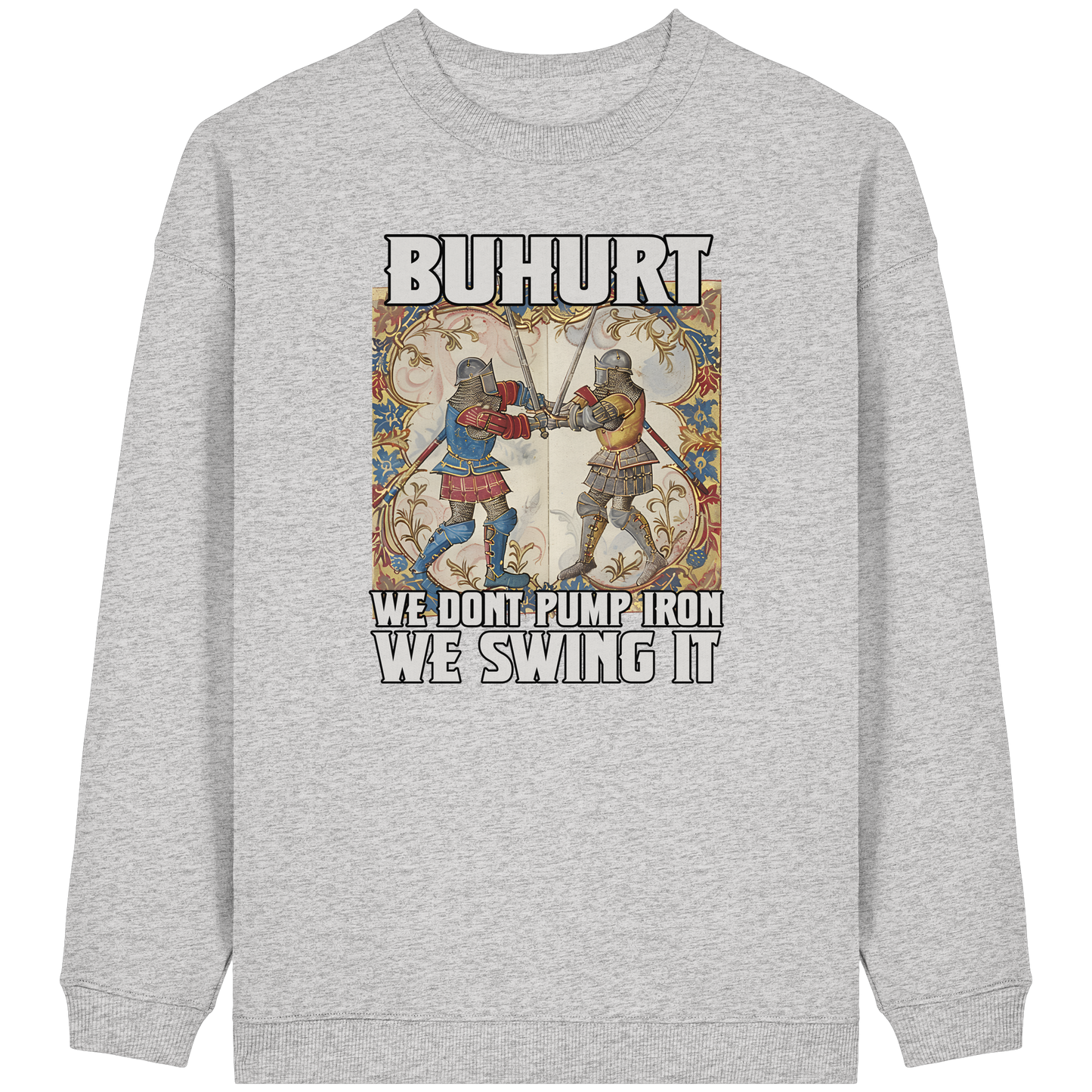 Buhurt Bio Oversized Damen Pullover | Buhurt „We swing it“ | Bouhourt Oversized Sweatshirt