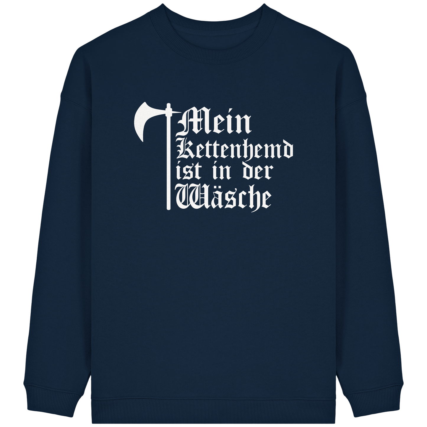 Kettenhemd ist in der Wäsche | Damen Bio Oversized Sweatshirt | Bouhourt Pullover