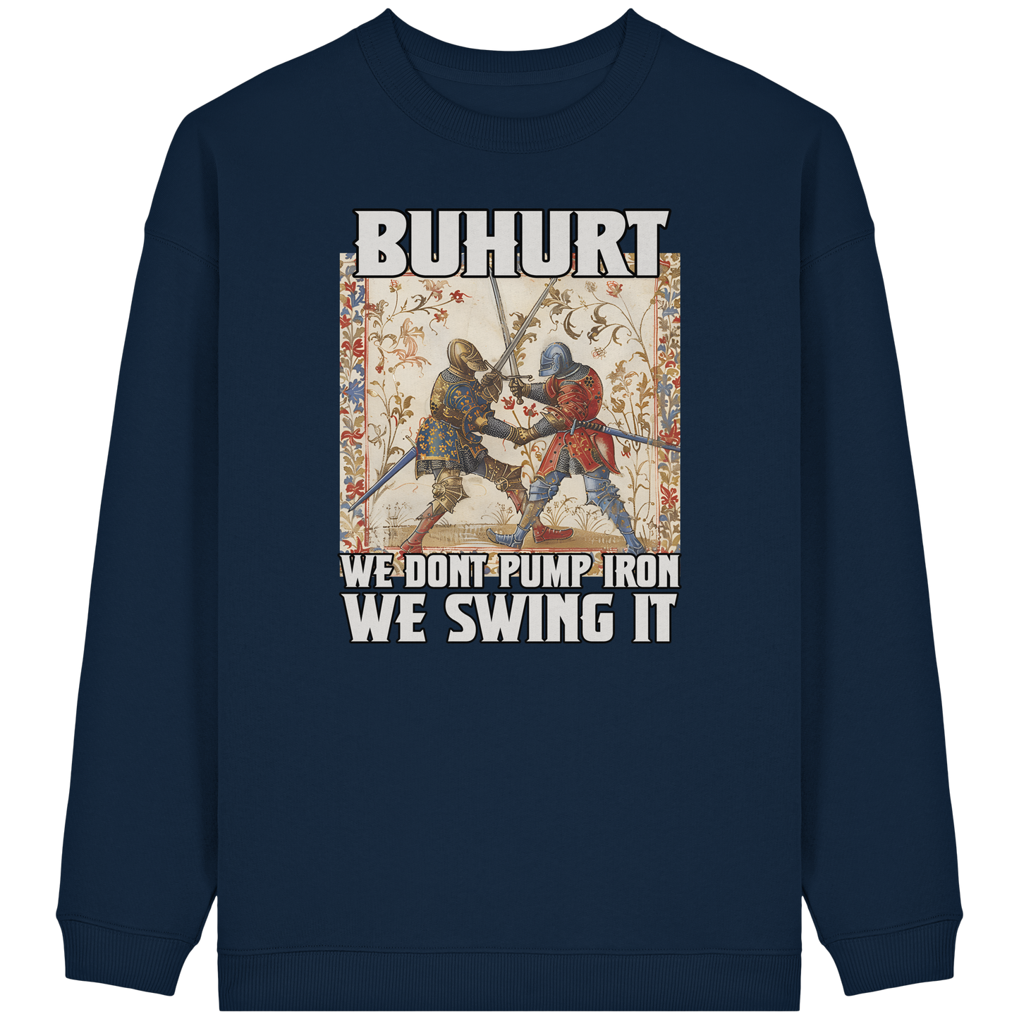 Buhurt Oversized Damen Pullover | Buhurt „We swing it“ | Oversized Sweatshirt