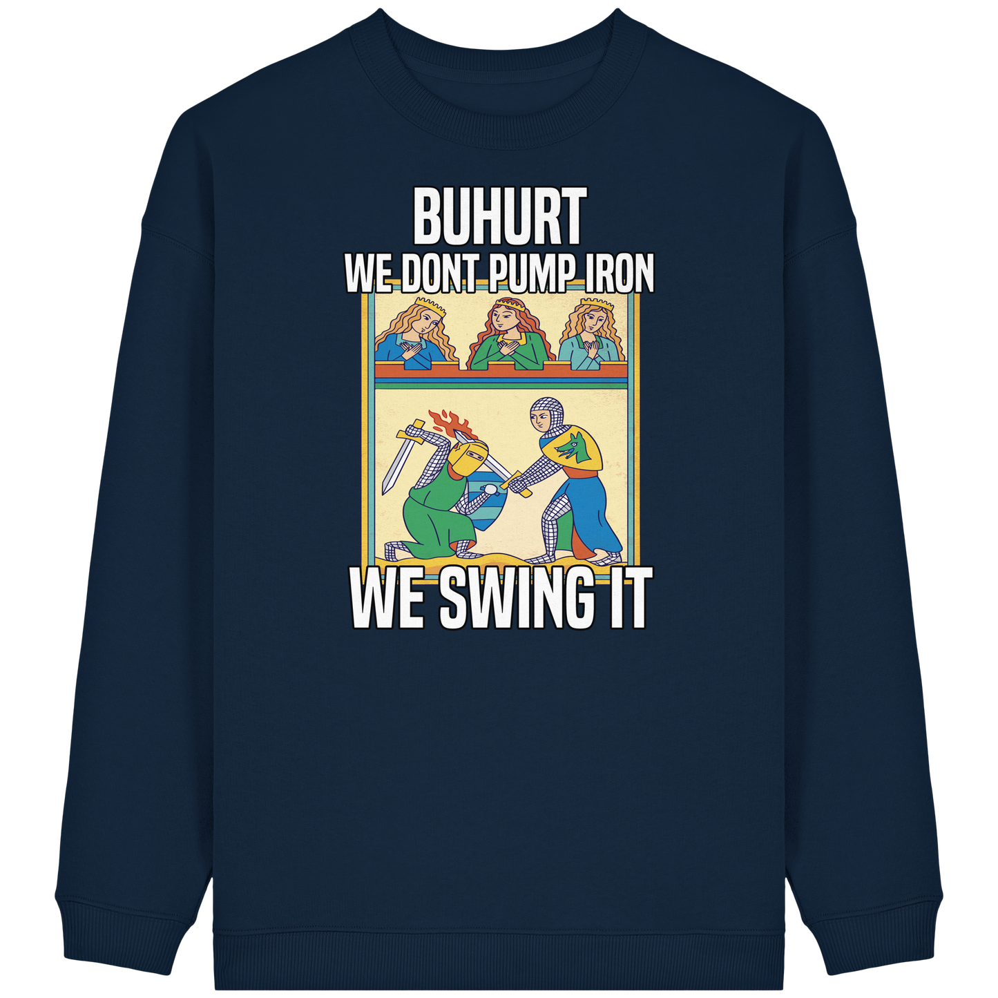 Buhurt Oversized Damen Pullover | We Swing It | Bouhourt Frauen Sweatshirt