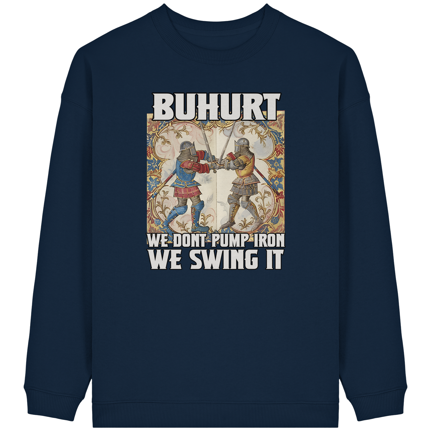 Buhurt Bio Oversized Damen Pullover | Buhurt „We swing it“ | Bouhourt Oversized Sweatshirt