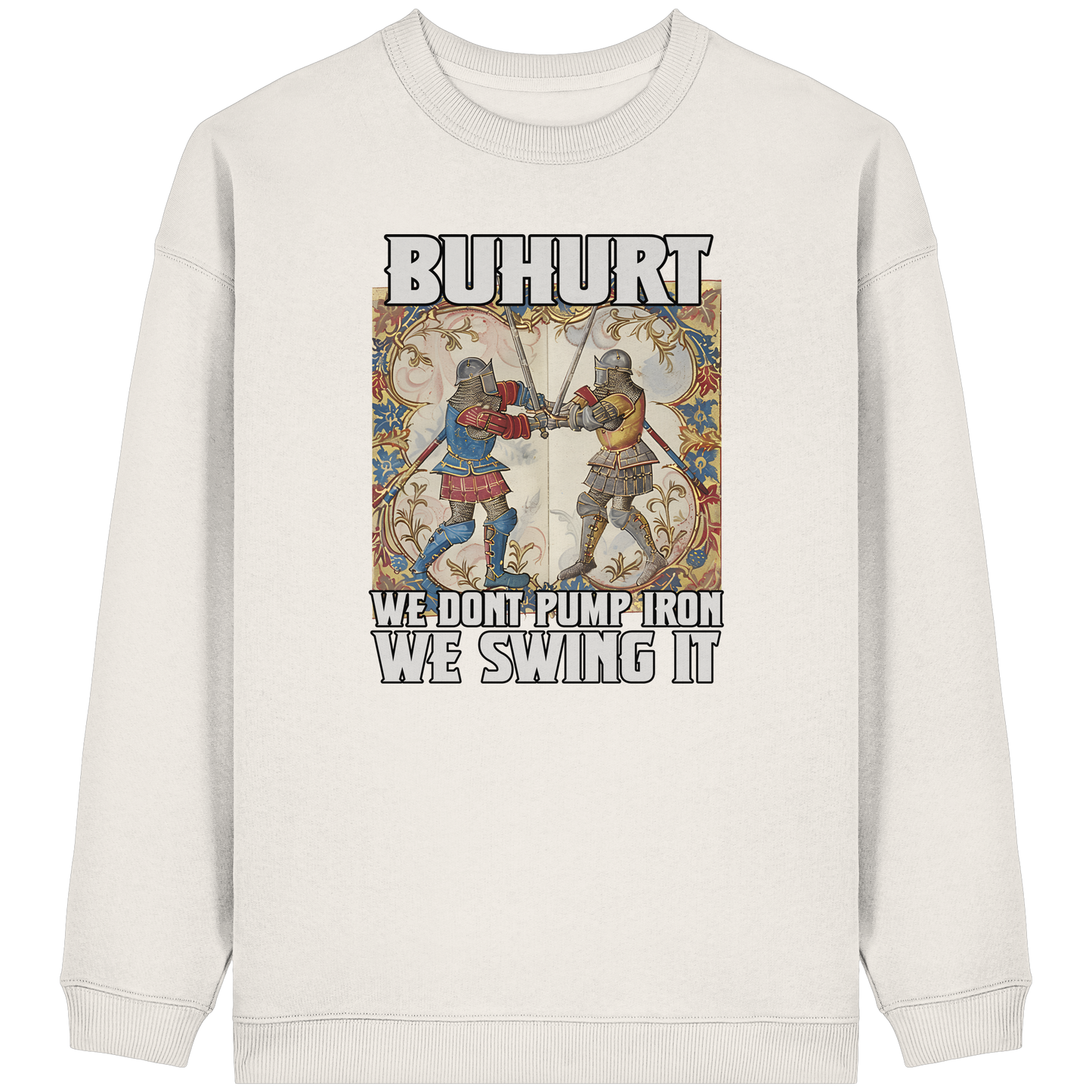 Buhurt Bio Oversized Damen Pullover | Buhurt „We swing it“ | Bouhourt Oversized Sweatshirt