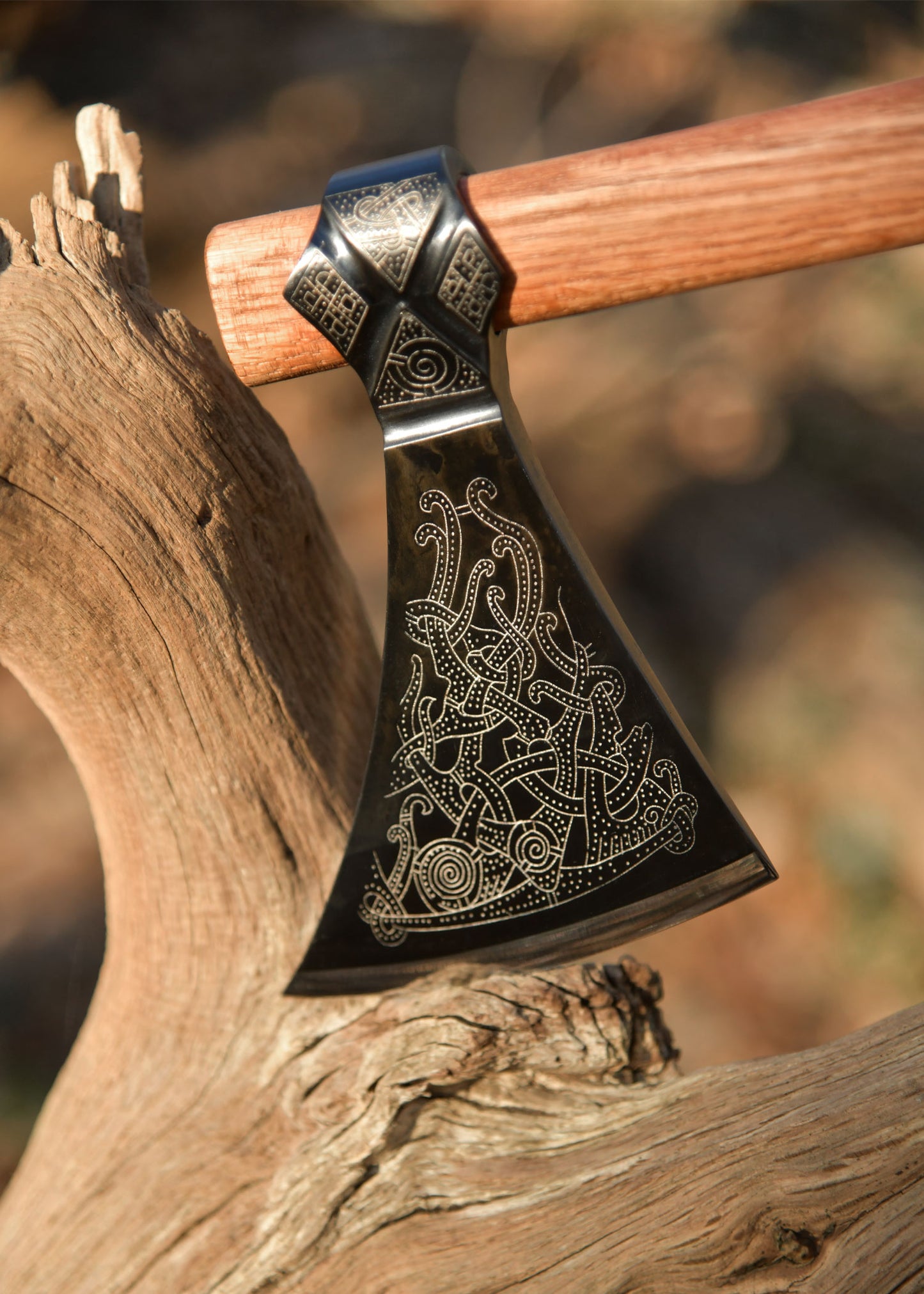 Mammen Axt XH2041 – Wikinger Axt im Mammen-Stil mit Ornamentik